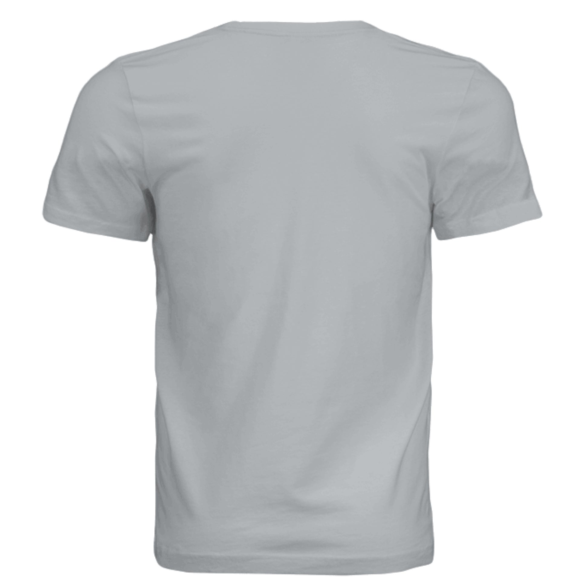 Solid Silver Tri Blend - BACK