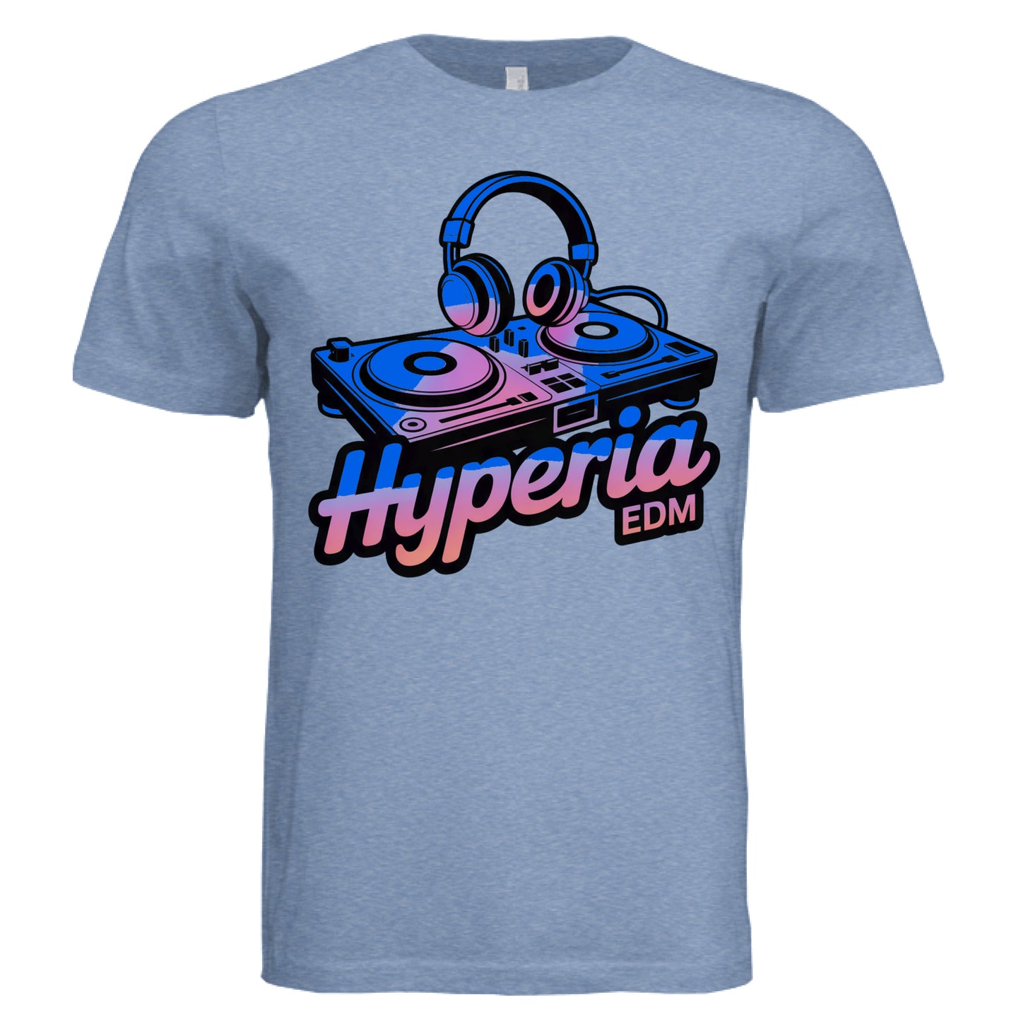 Solid Blue Tri Blend - FRONT