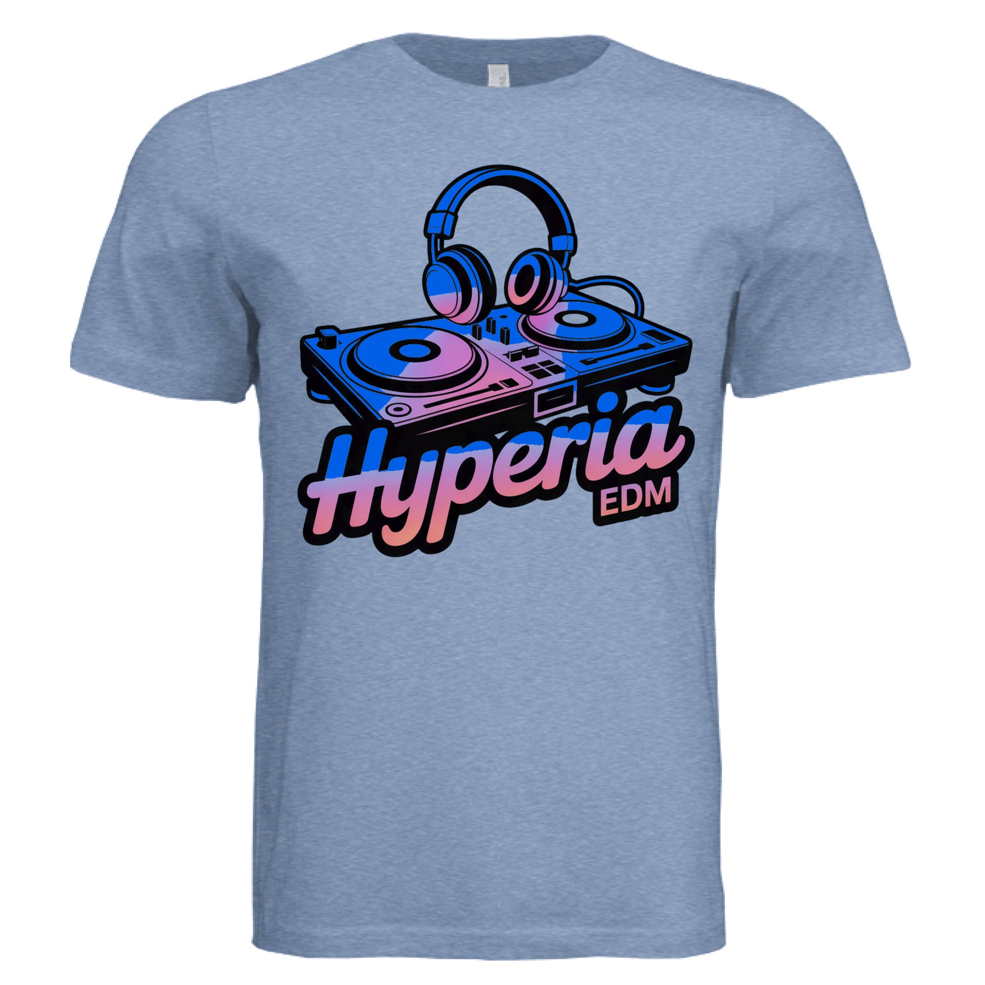 Solid Blue Tri Blend - FRONT