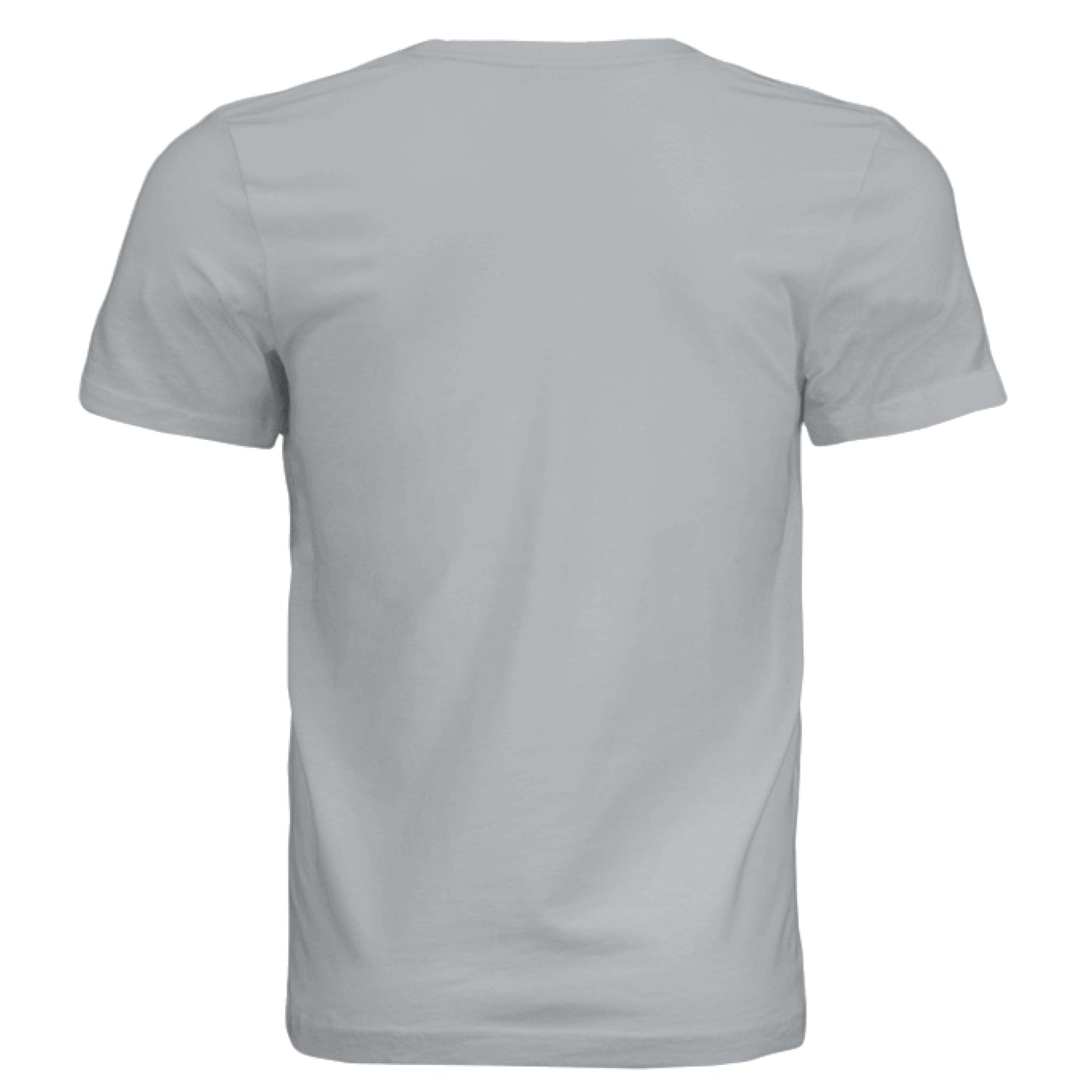 Solid Silver Tri Blend - BACK