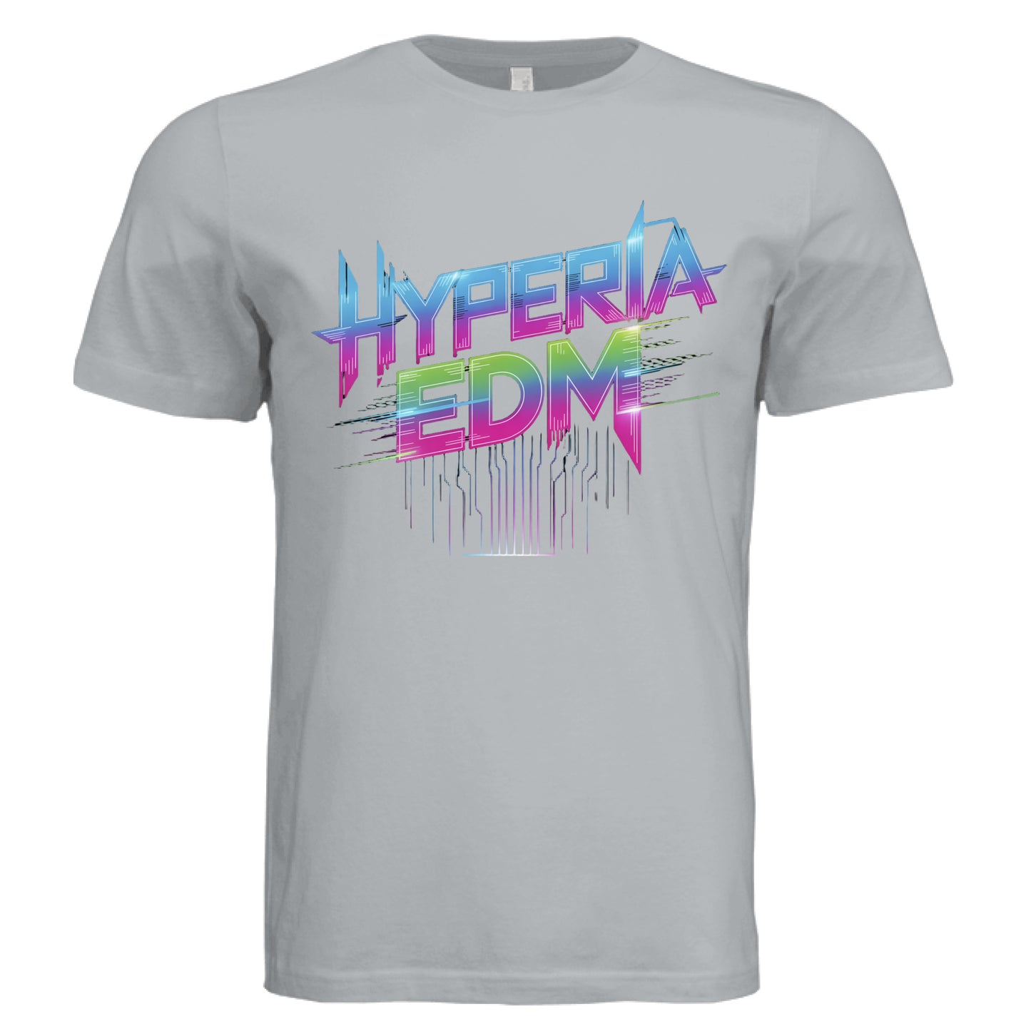 Solid Silver Tri Blend - FRONT