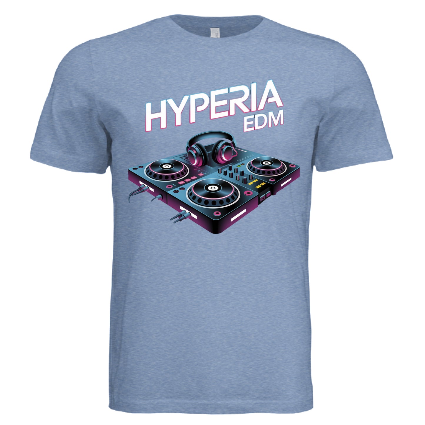 Solid Blue Tri Blend - FRONT