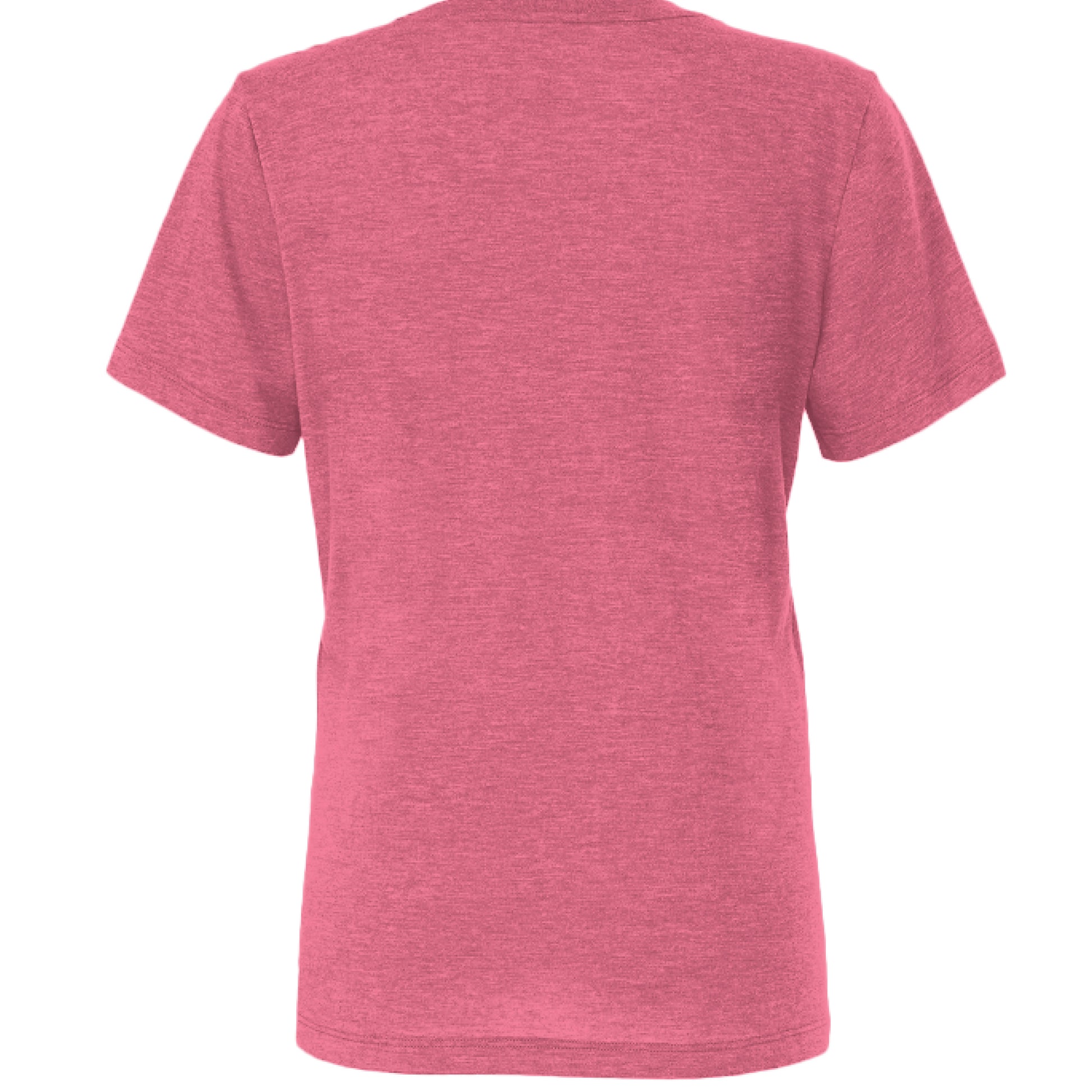 Char Pink Tri Blend - BACK
