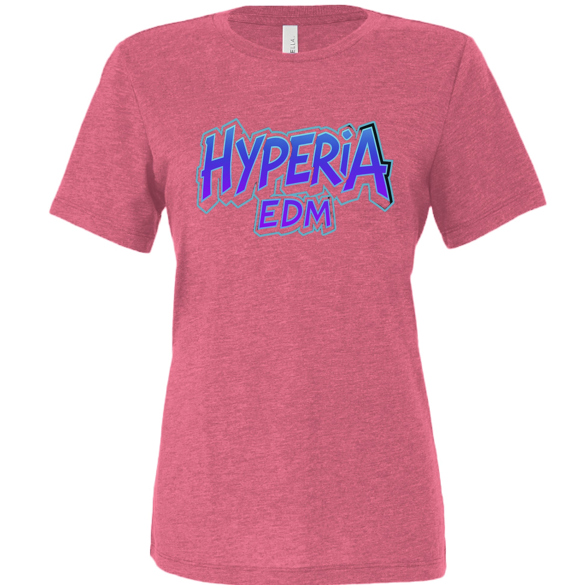 Char Pink Tri Blend - FRONT