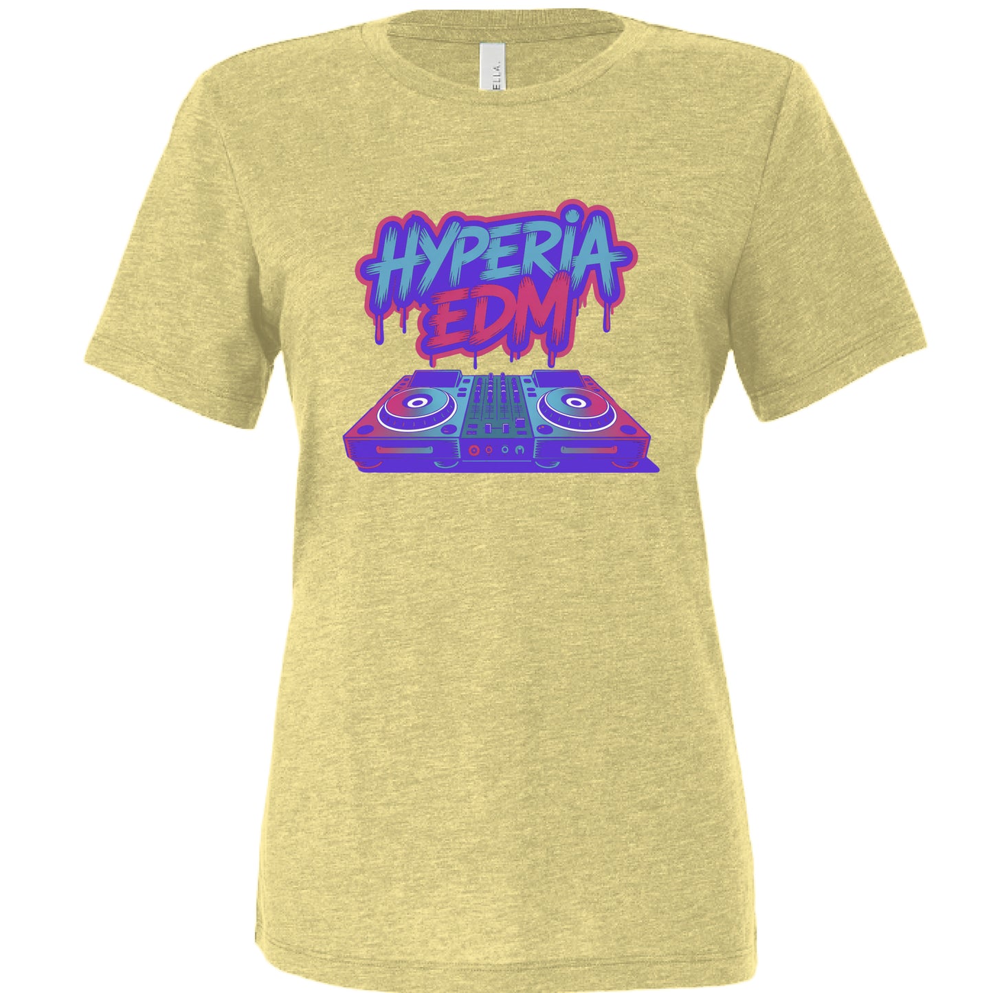 Pale Yellow Tri Blend - FRONT