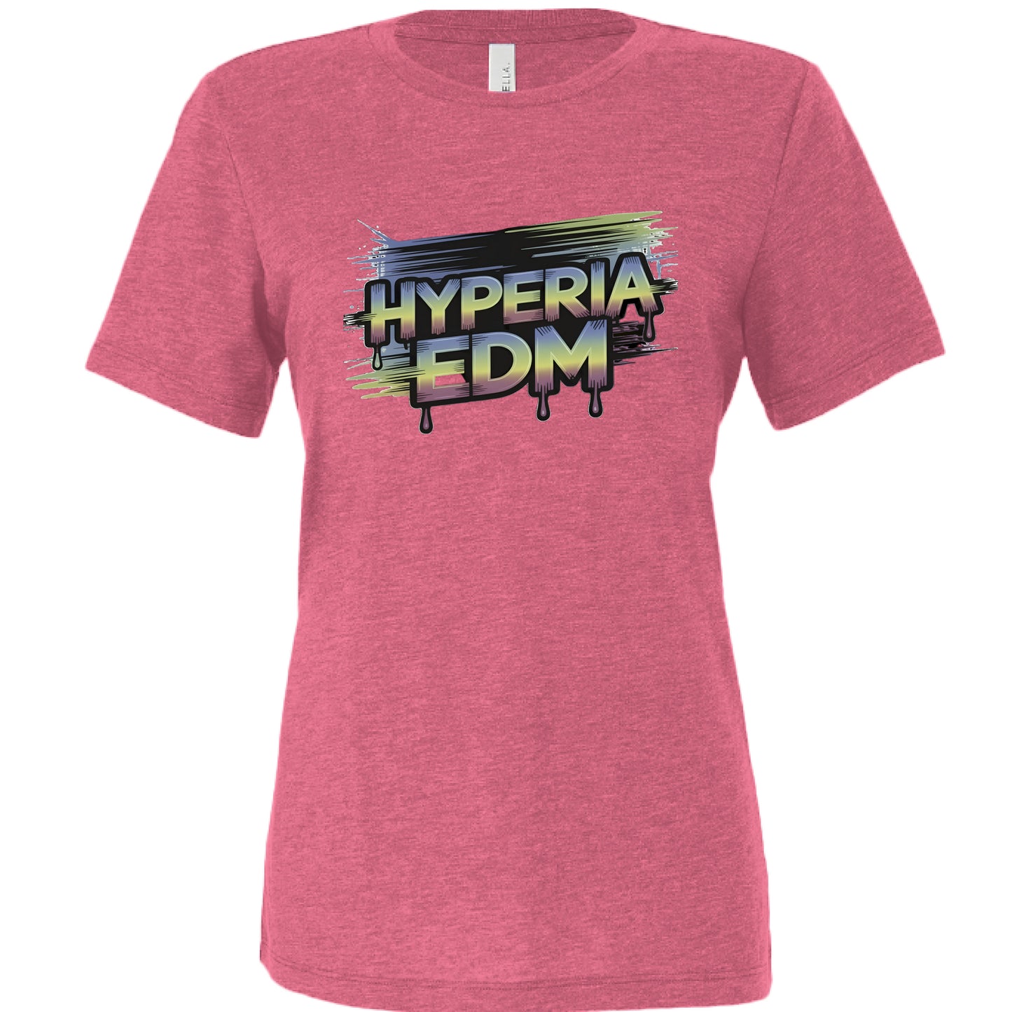 Char Pink Tri Blend - FRONT