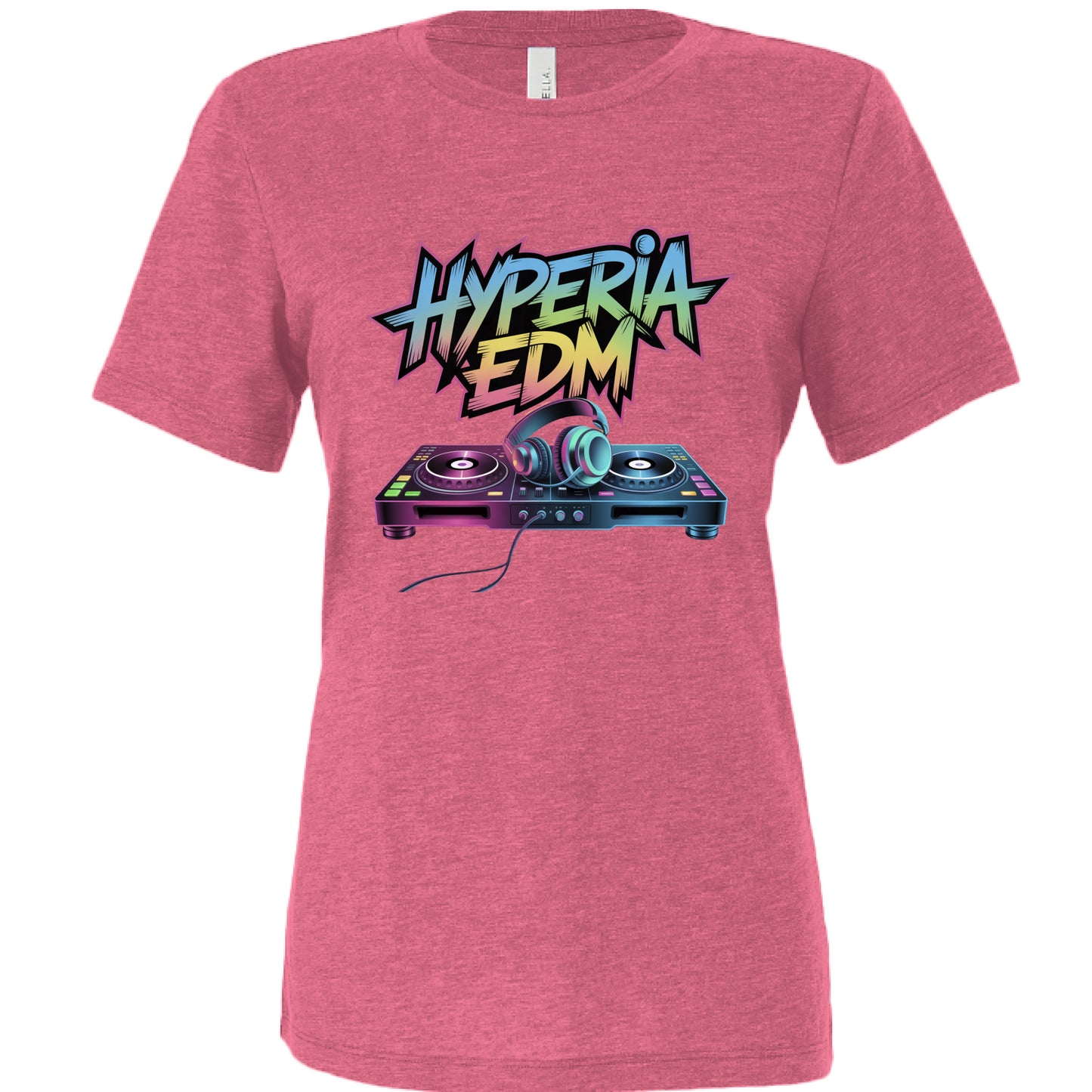 Char Pink Tri Blend - FRONT