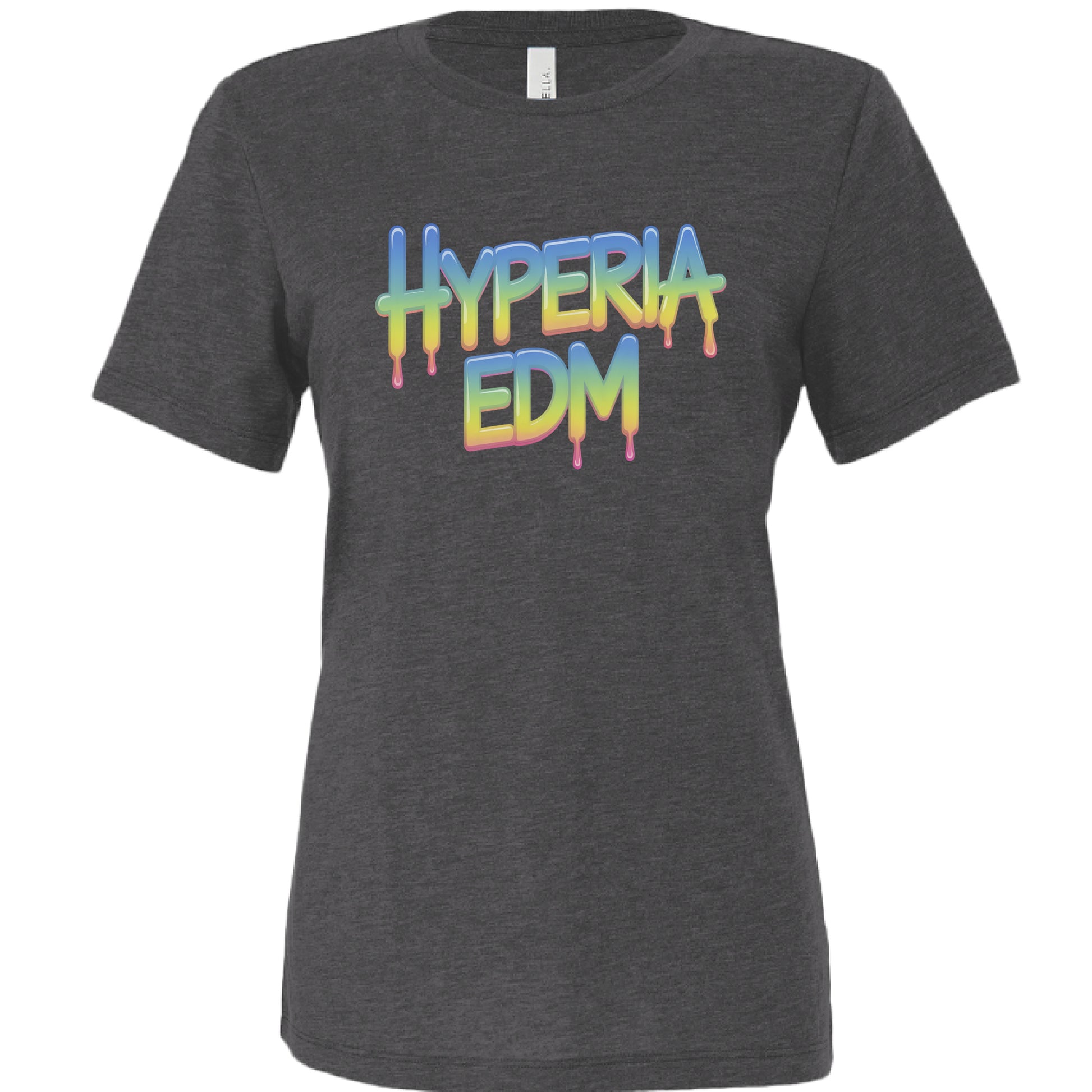 Solid Dark Grey Tri Blend - FRONT