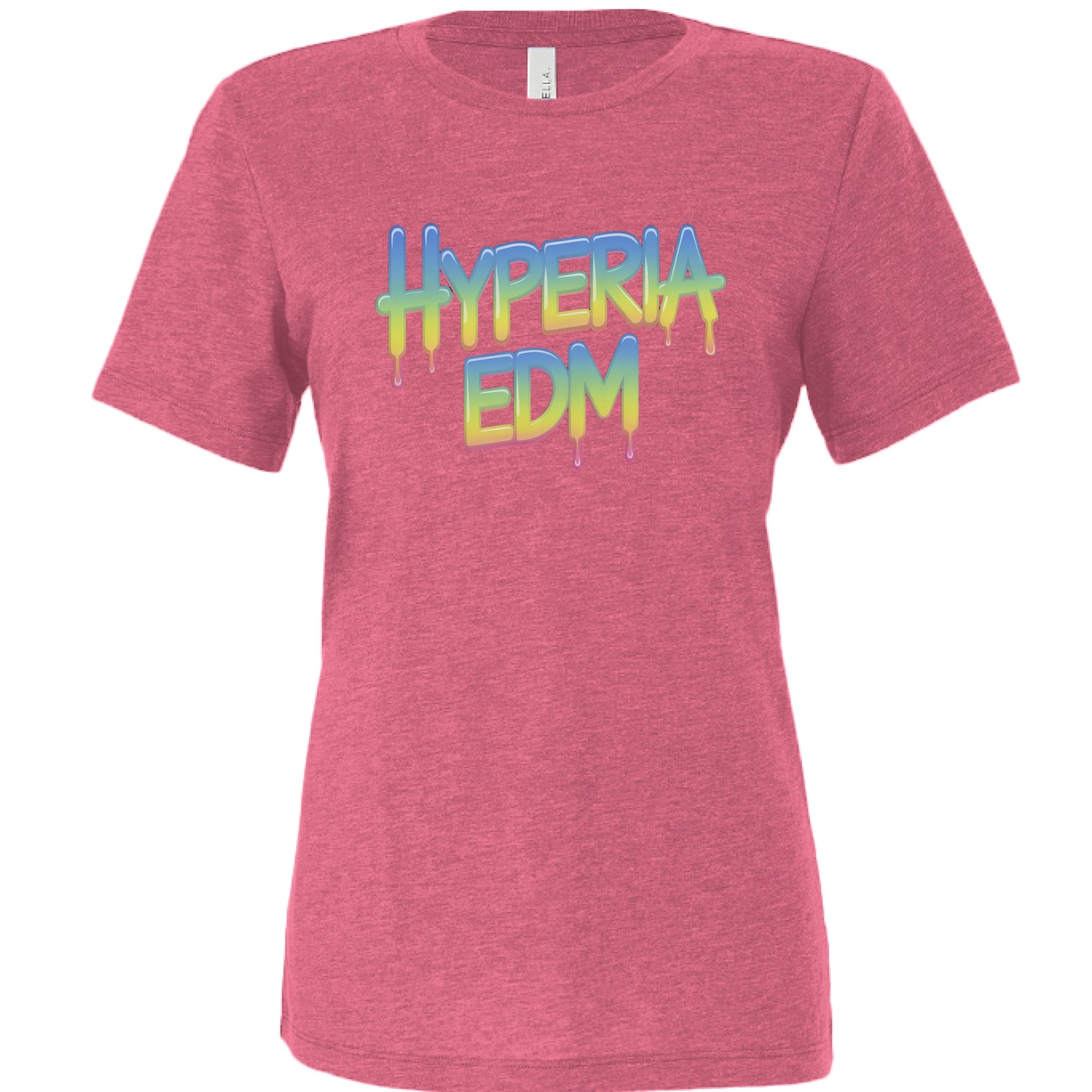 Char Pink Tri Blend - FRONT