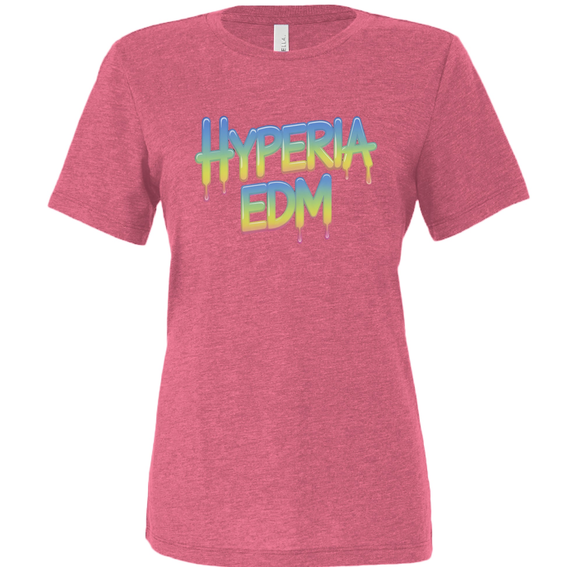 Char Pink Tri Blend - FRONT