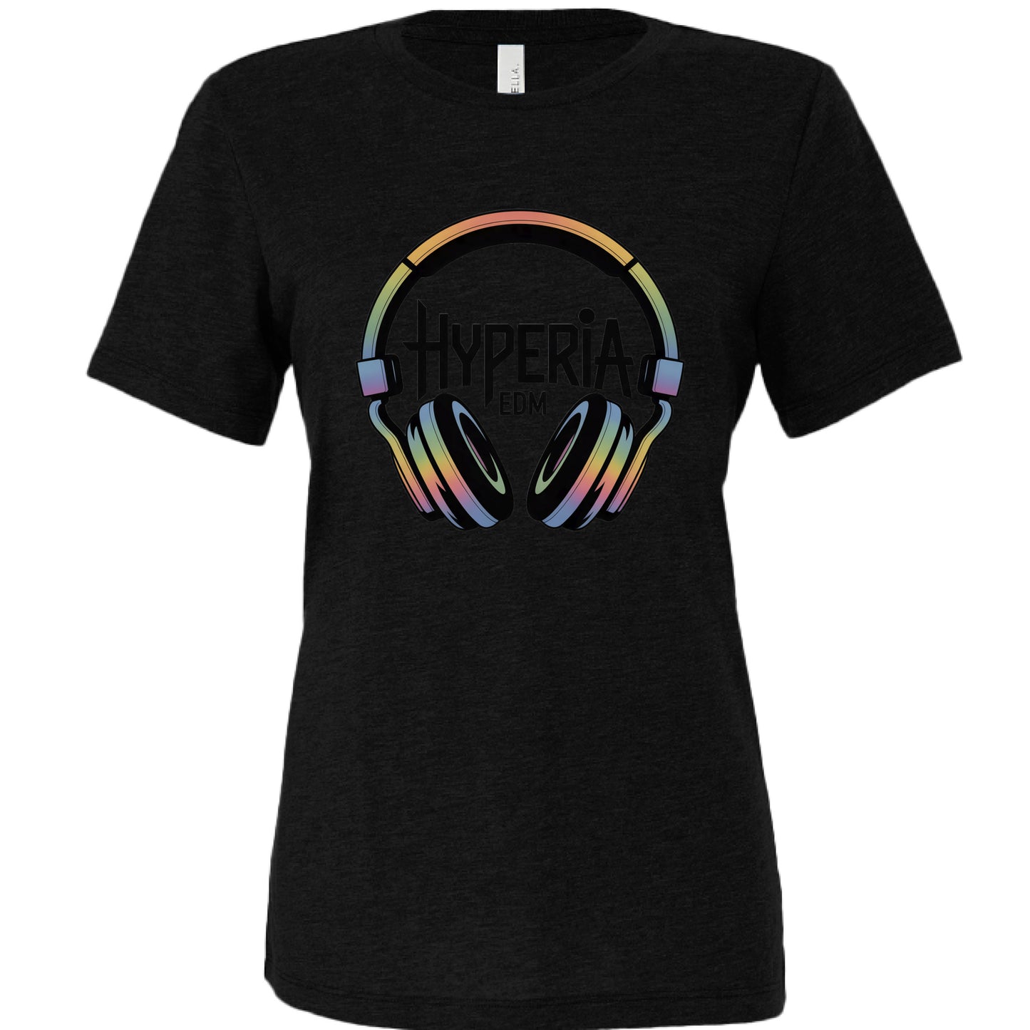 SOLID BLK Tri Blend - FRONT