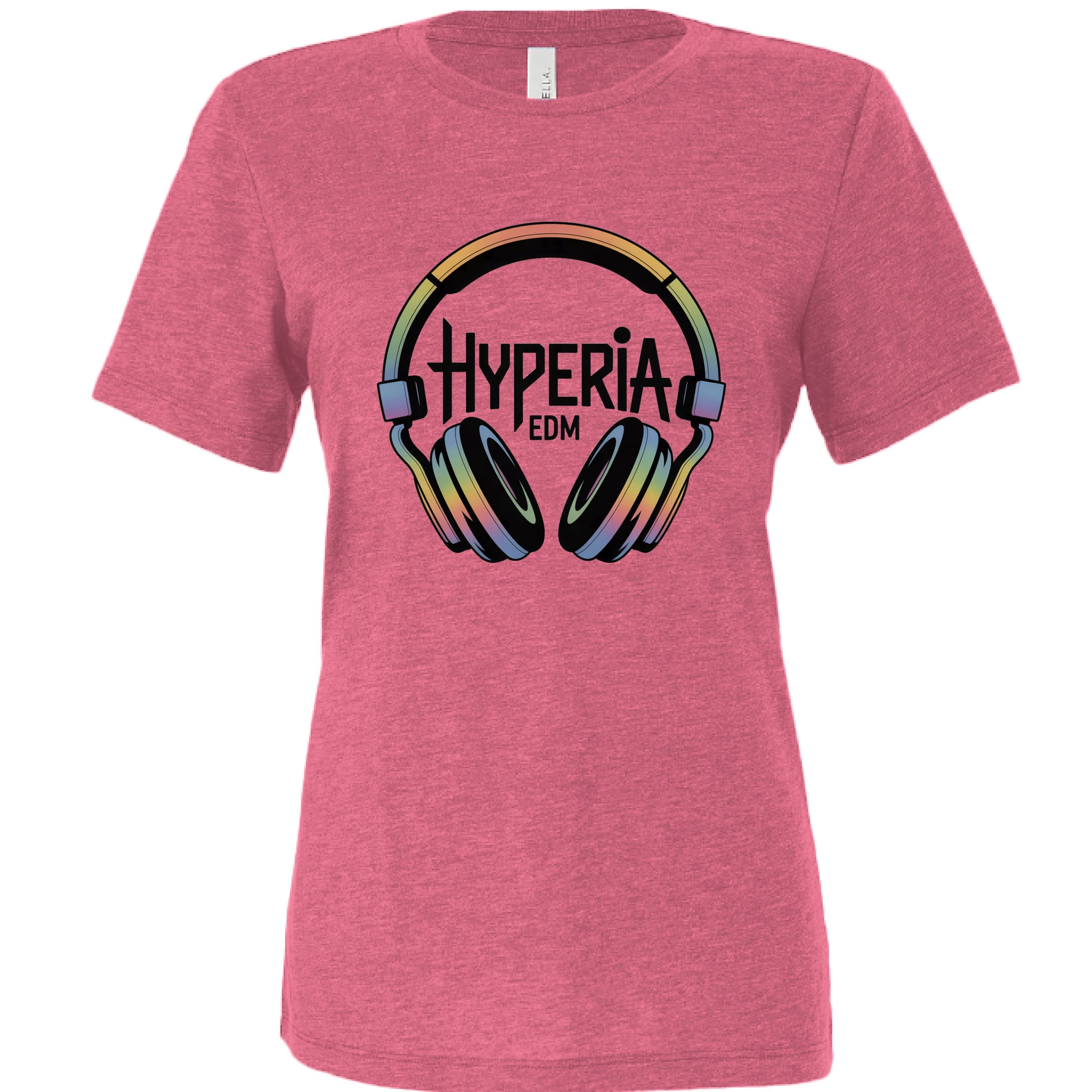 Char Pink Tri Blend - FRONT
