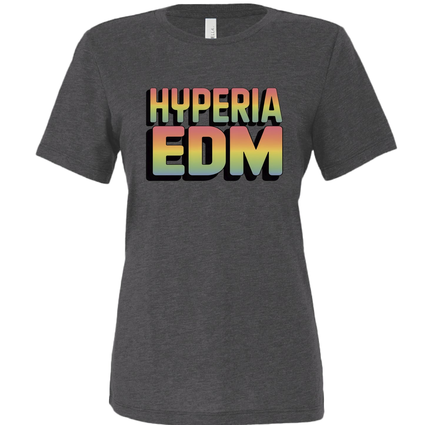Solid Dark Grey Tri Blend - FRONT