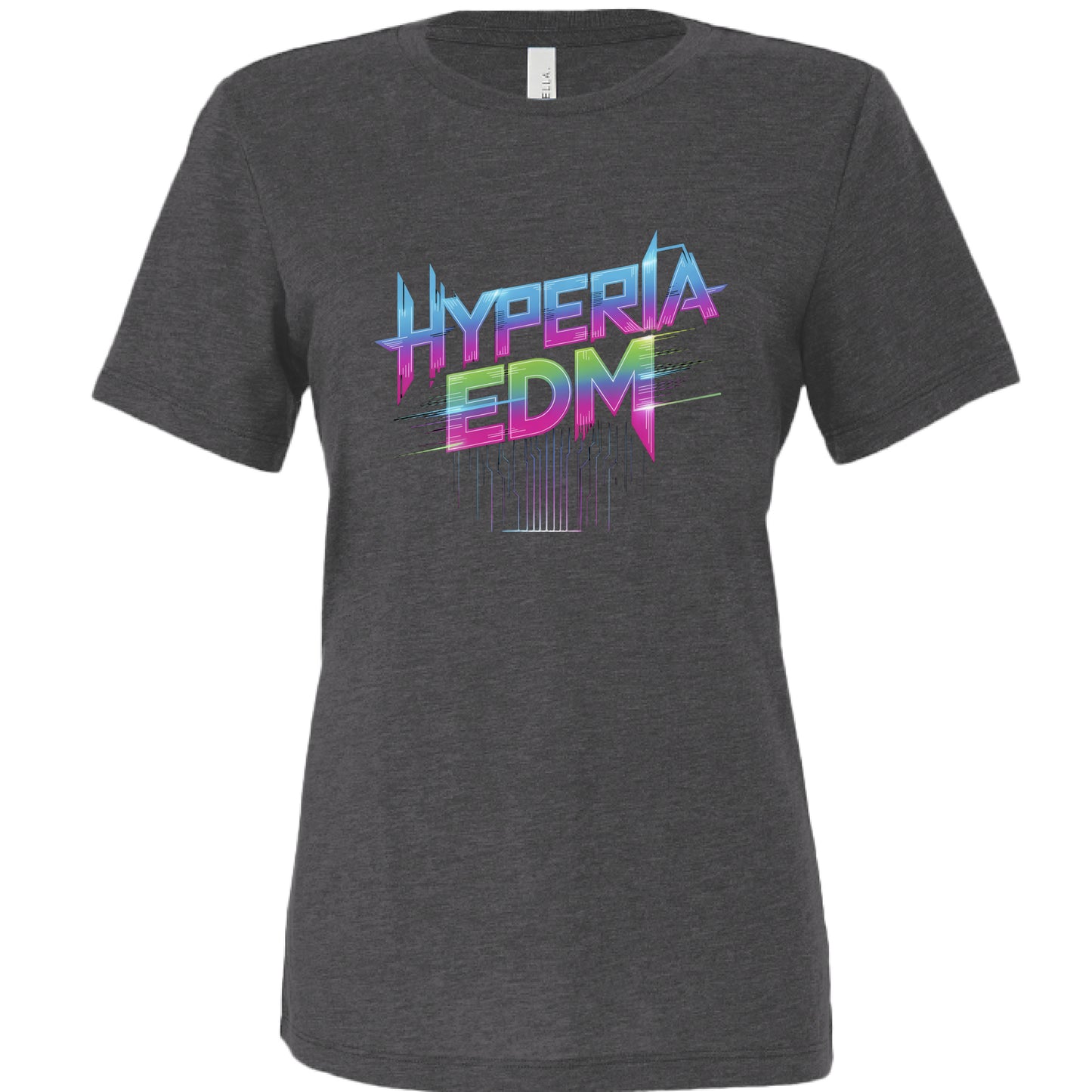 Solid Dark Grey Tri Blend - FRONT