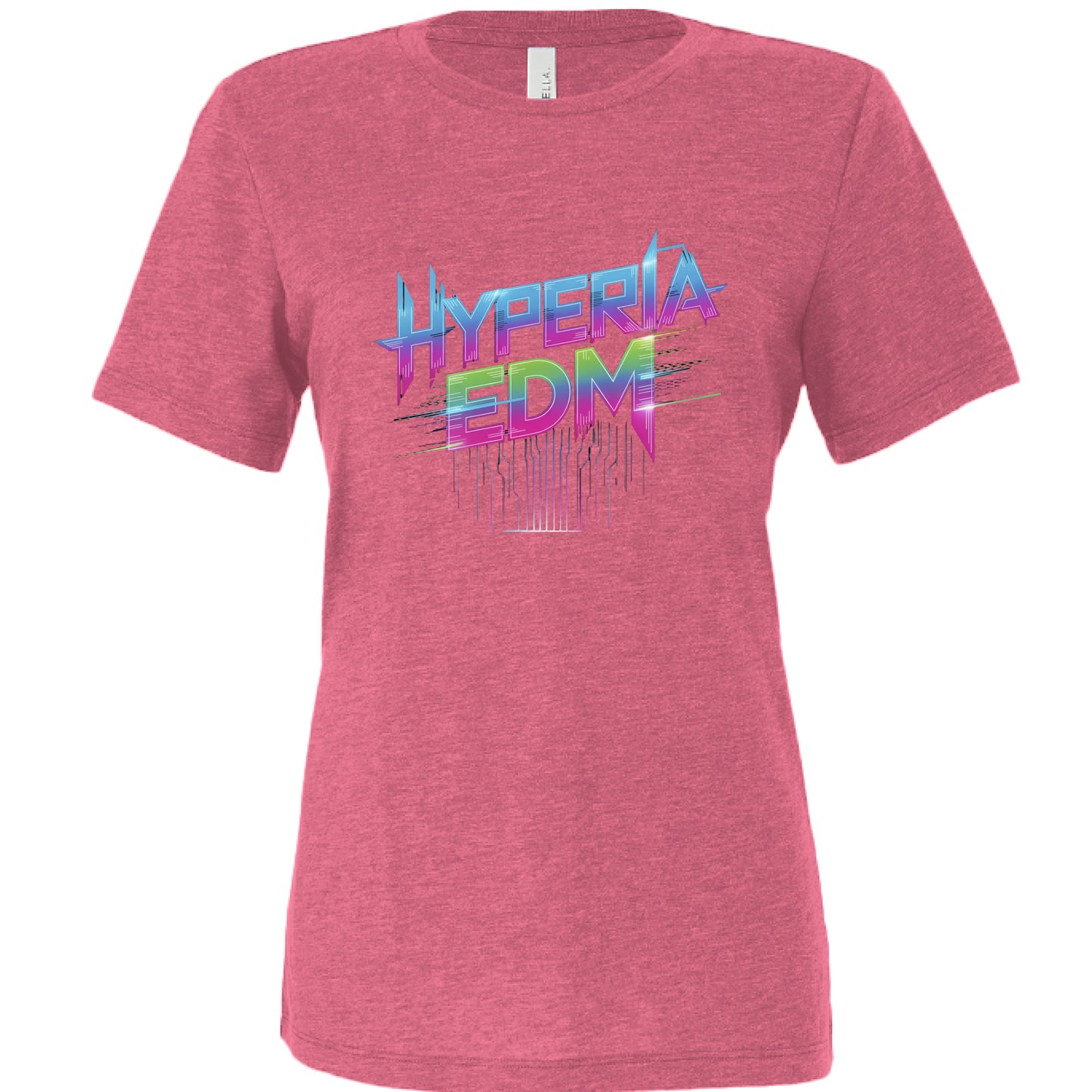 Char Pink Tri Blend - FRONT