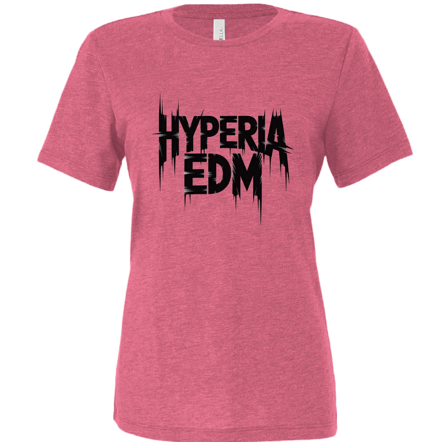 Char Pink Tri Blend - FRONT