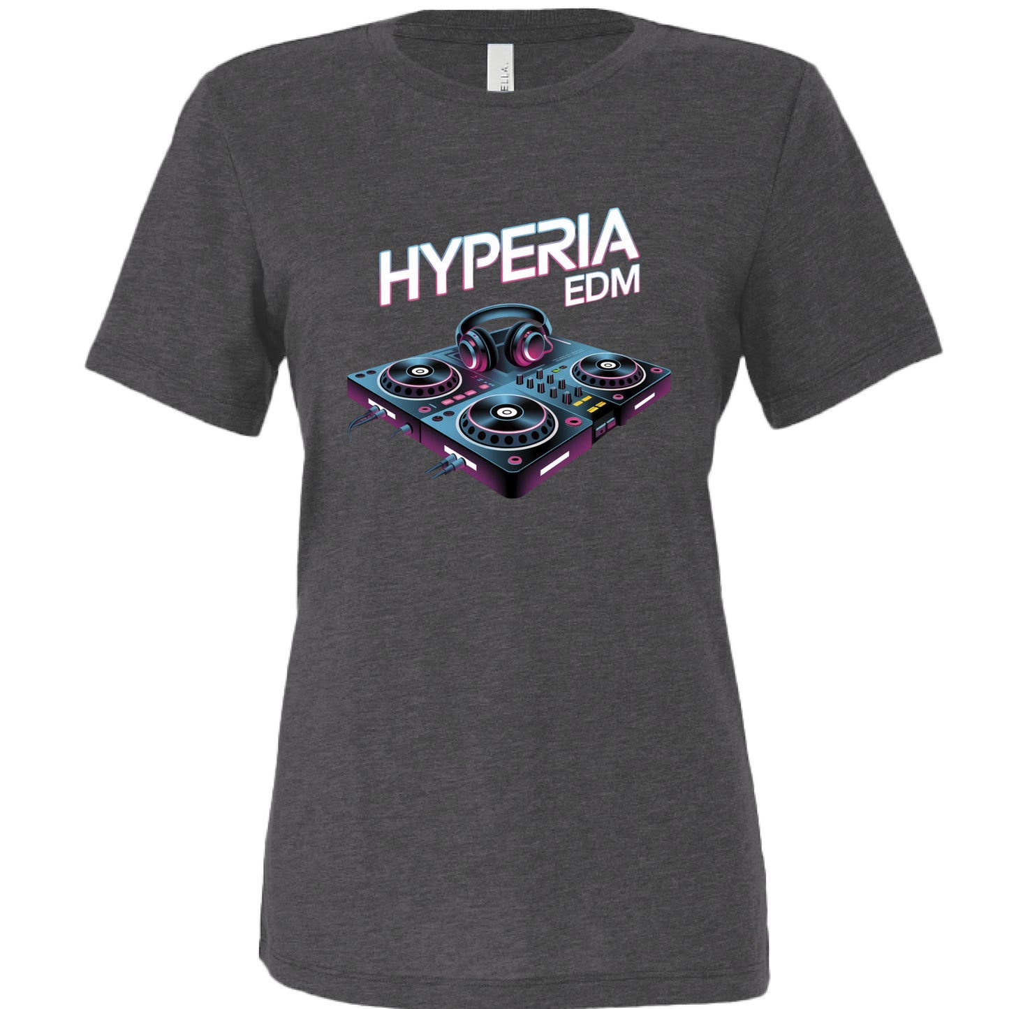 Solid Dark Grey Tri Blend - FRONT