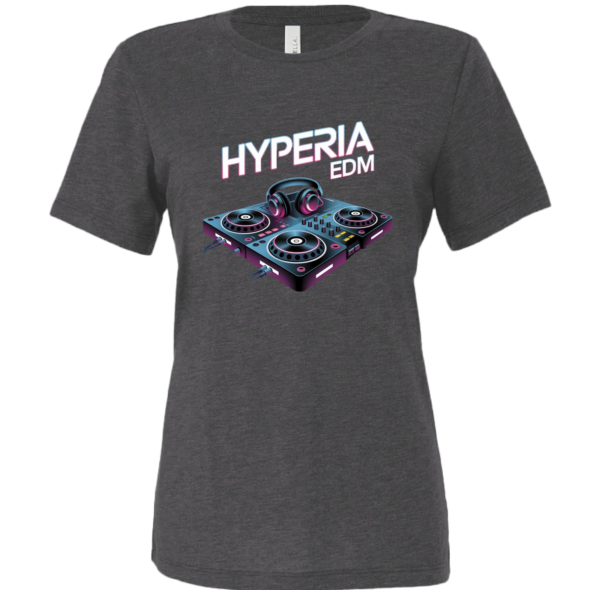 Solid Dark Grey Tri Blend - FRONT