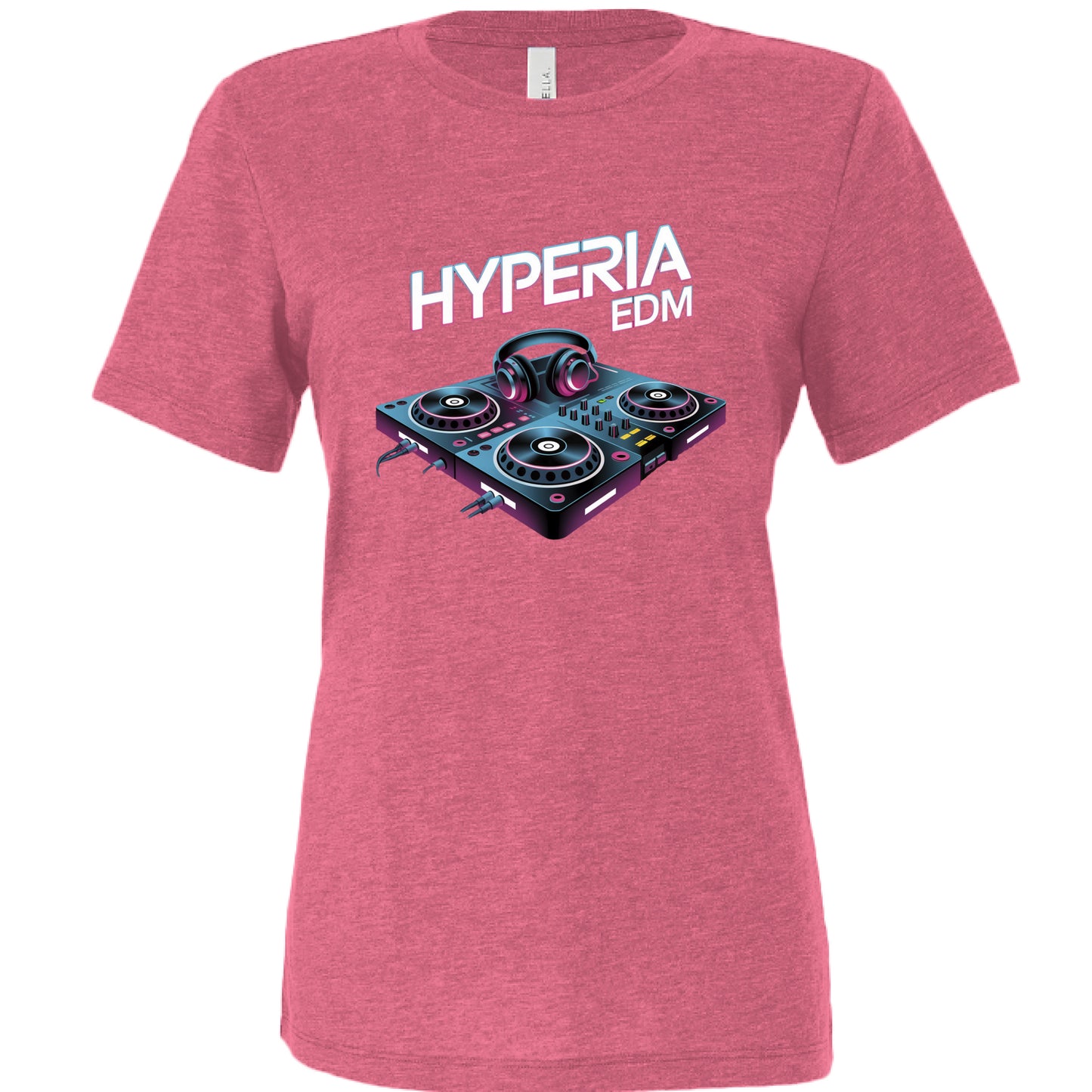Char Pink Tri Blend - FRONT