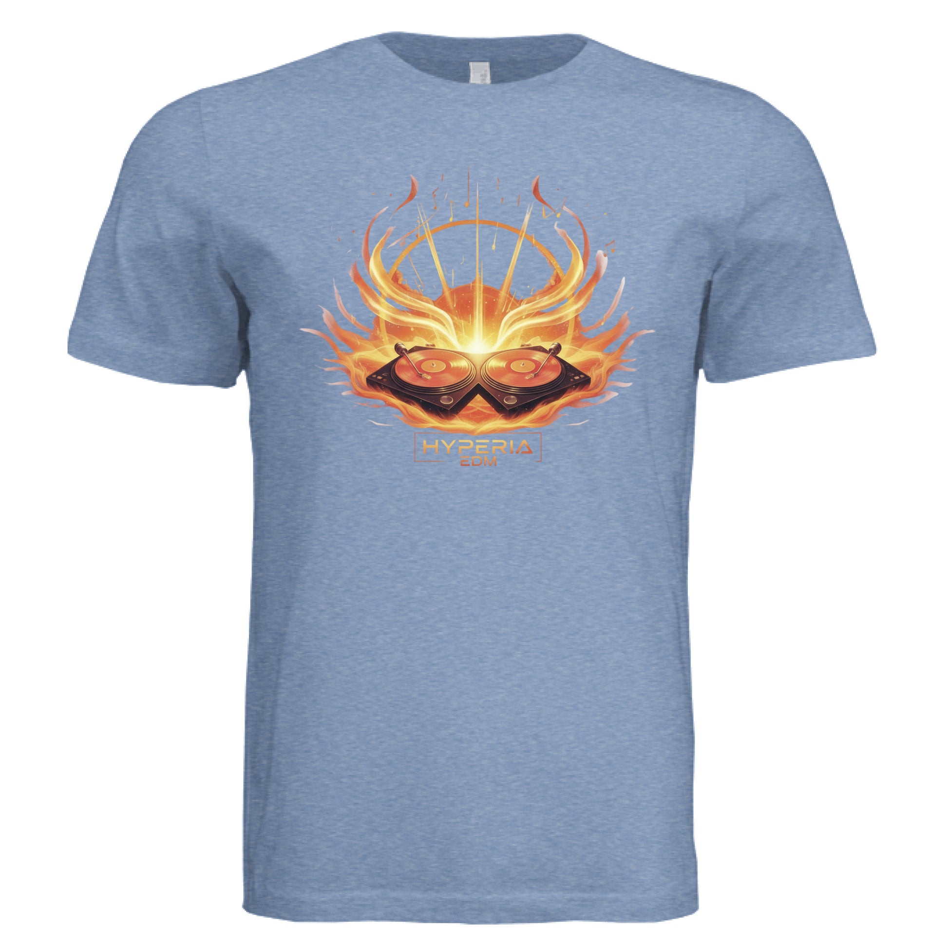Solid Blue Tri Blend - FRONT