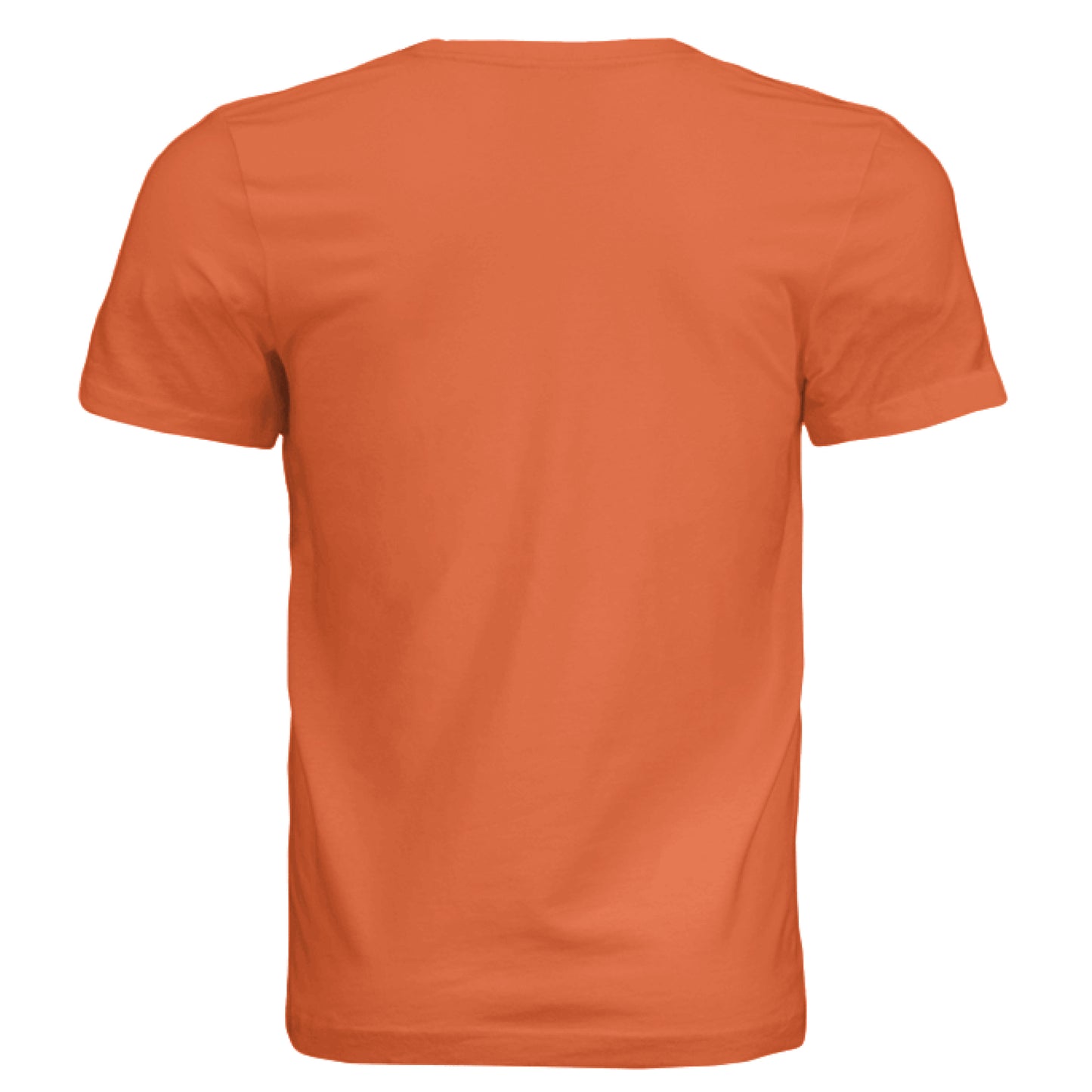 Solid Orange Tri Blend - BACK