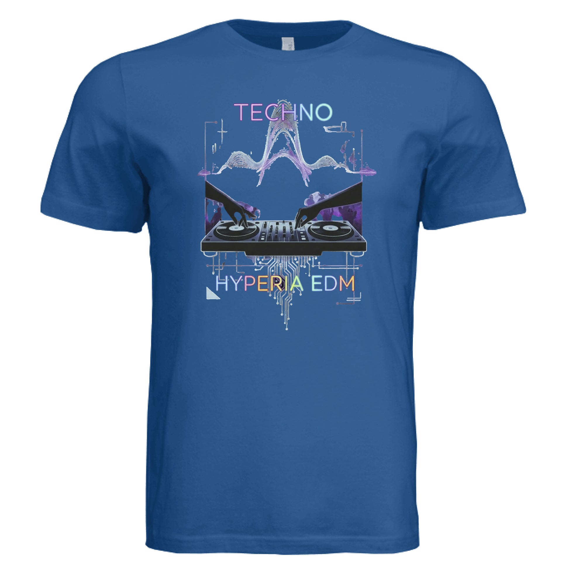 Solid True Royal Tri Blend - FRONT