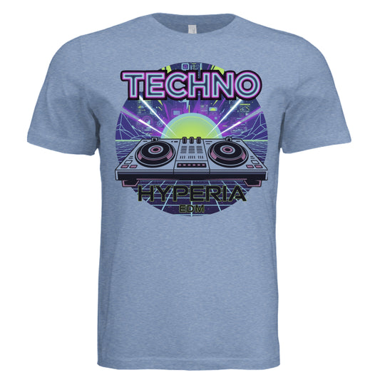 Solid Blue Tri Blend - FRONT