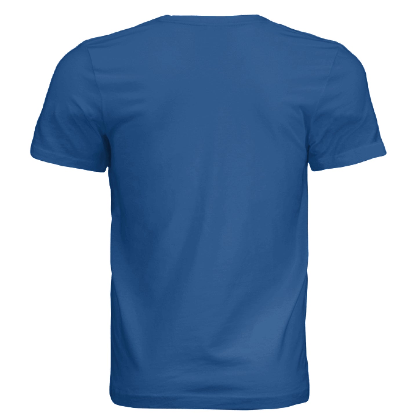 Solid True Royal Tri Blend - BACK