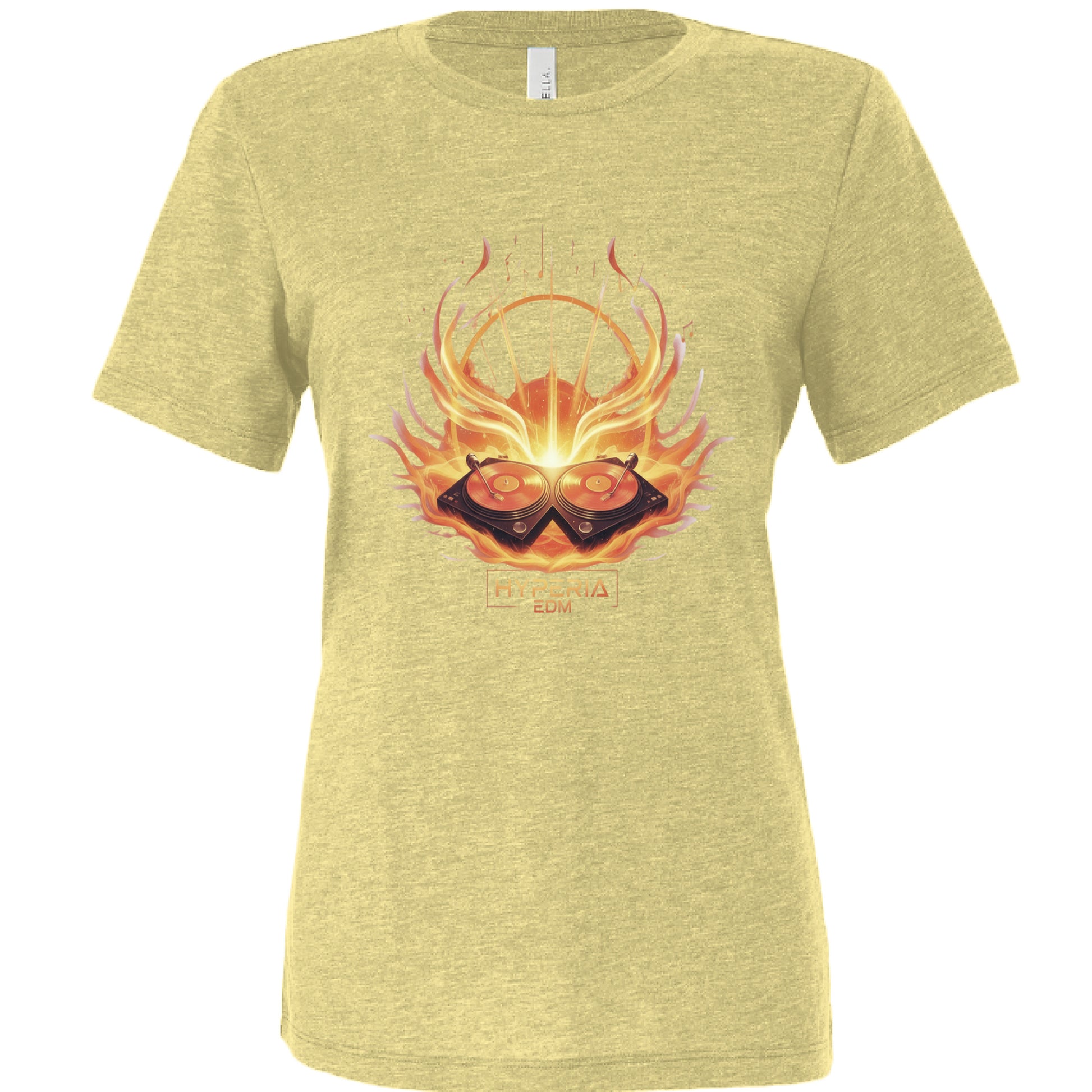 Pale Yellow Triblend - FRONT