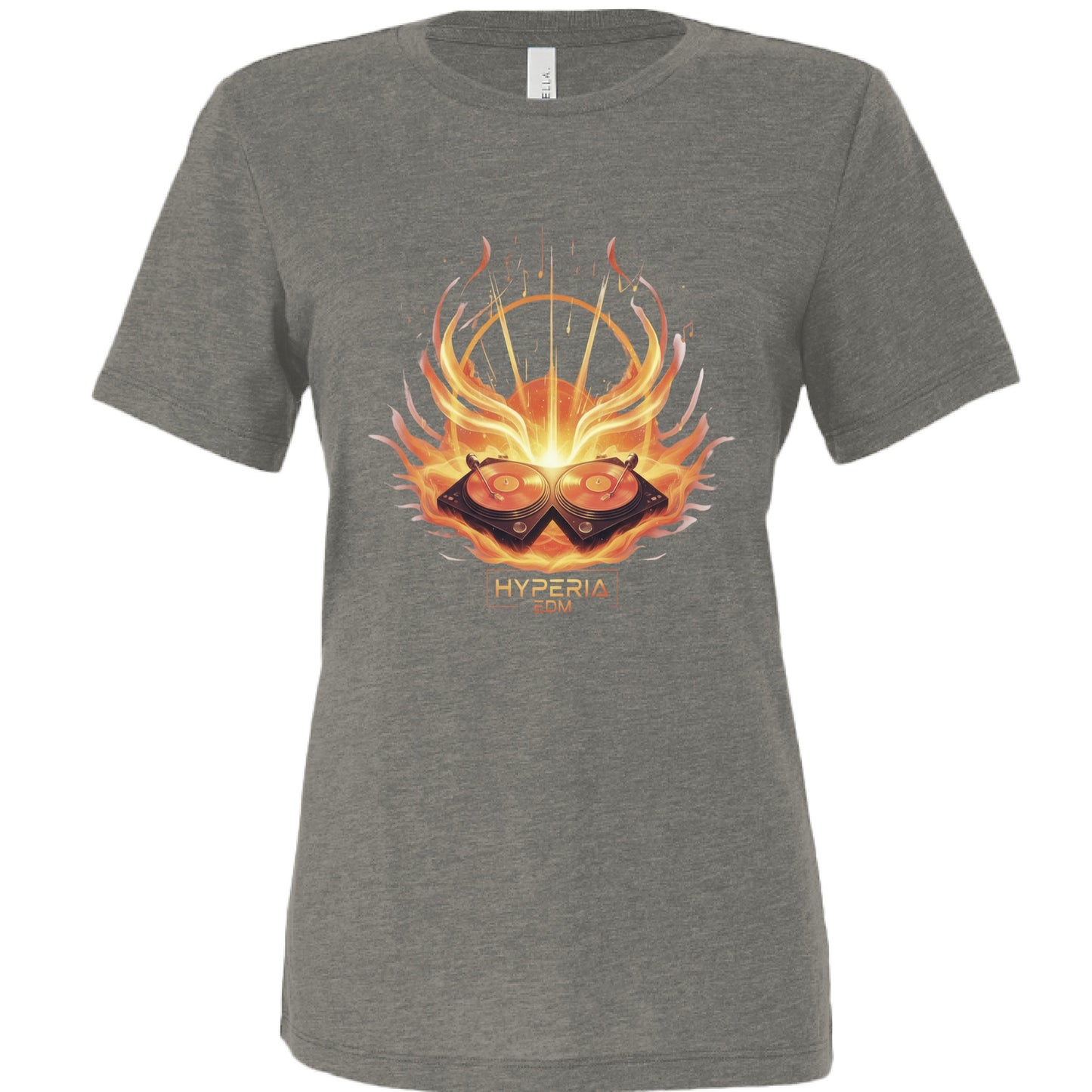 CHAR-BLACK Tri Blend - FRONT