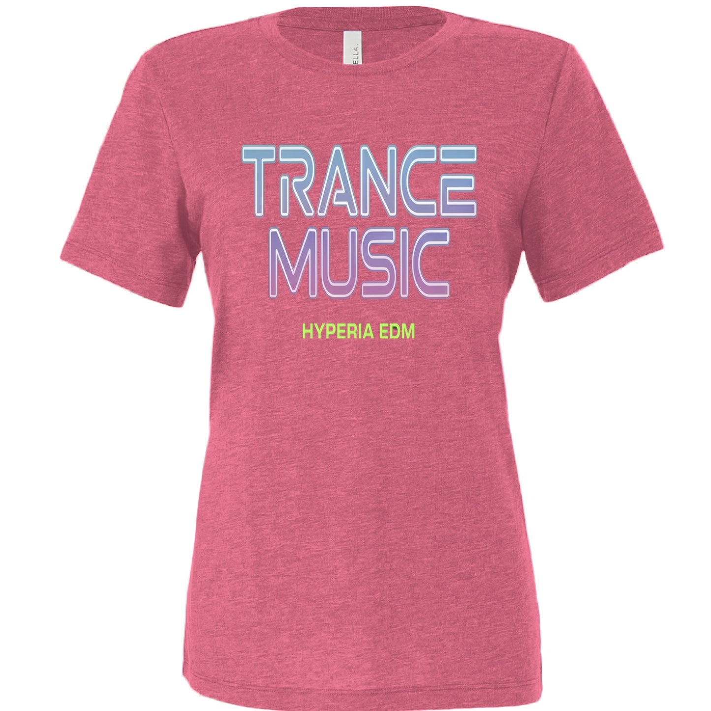 Char Pink Tri Blend - FRONT