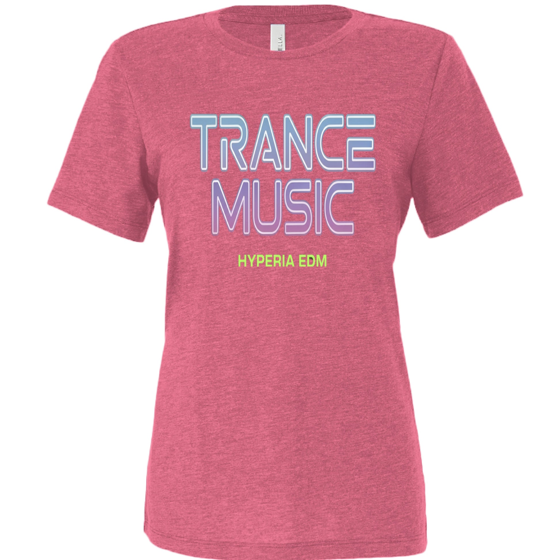 Char Pink Tri Blend - FRONT