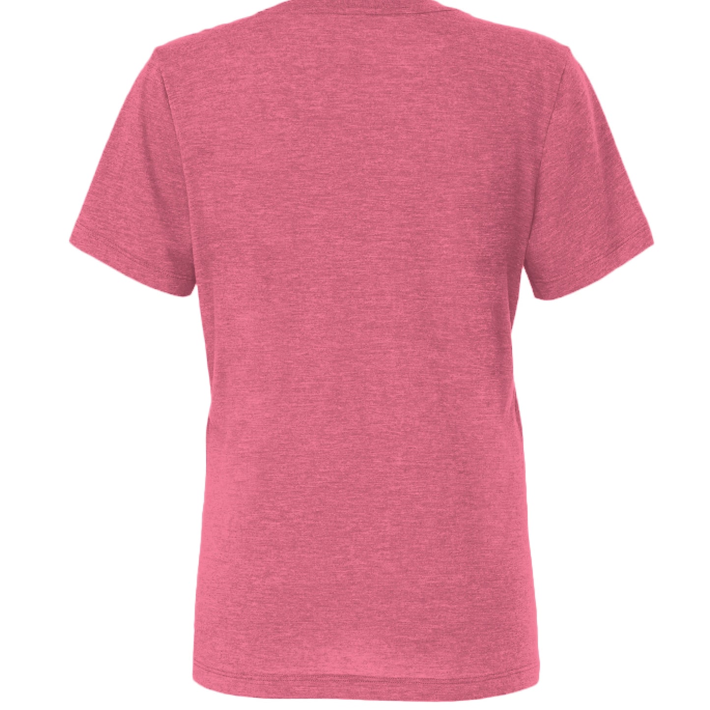 Char Pink Tri Blend - BACK