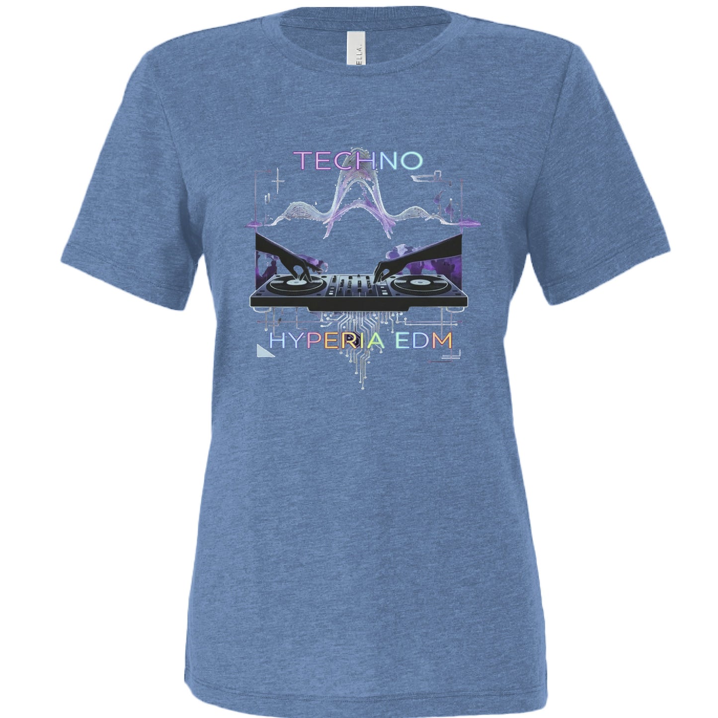 Blue Tri Blend - FRONT