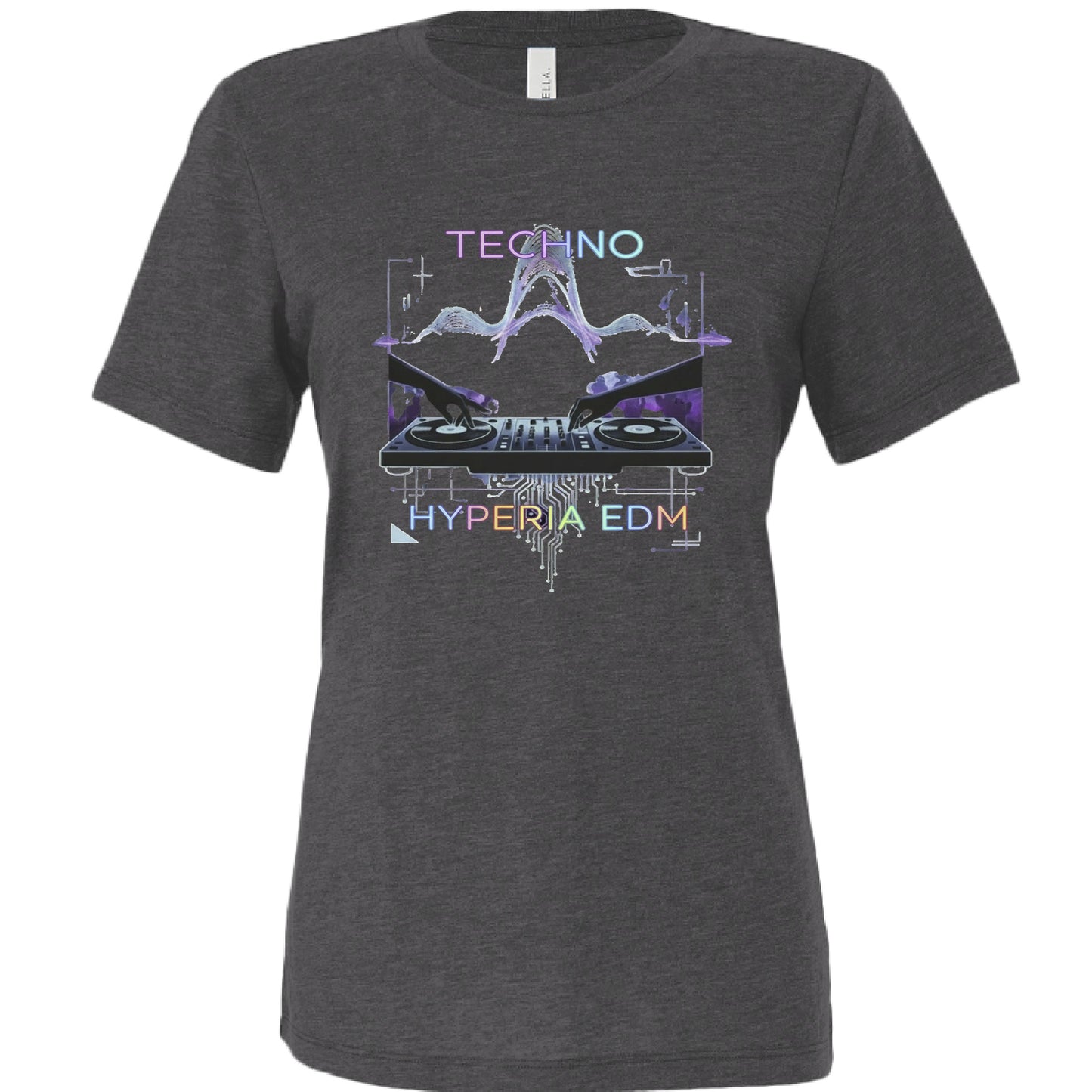 Solid Dark Grey Tri Blend - FRONT