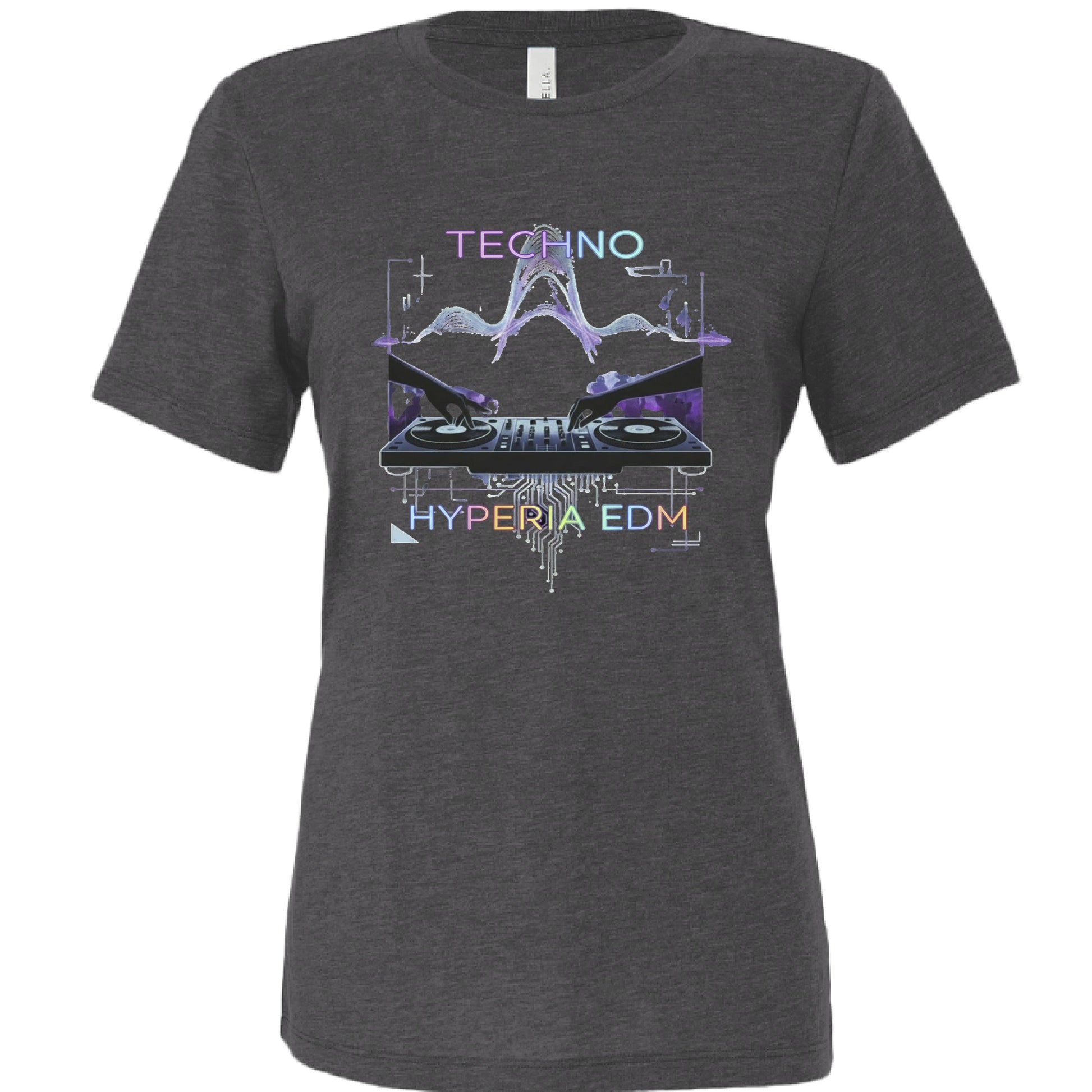 Solid Dark Grey Tri Blend - FRONT