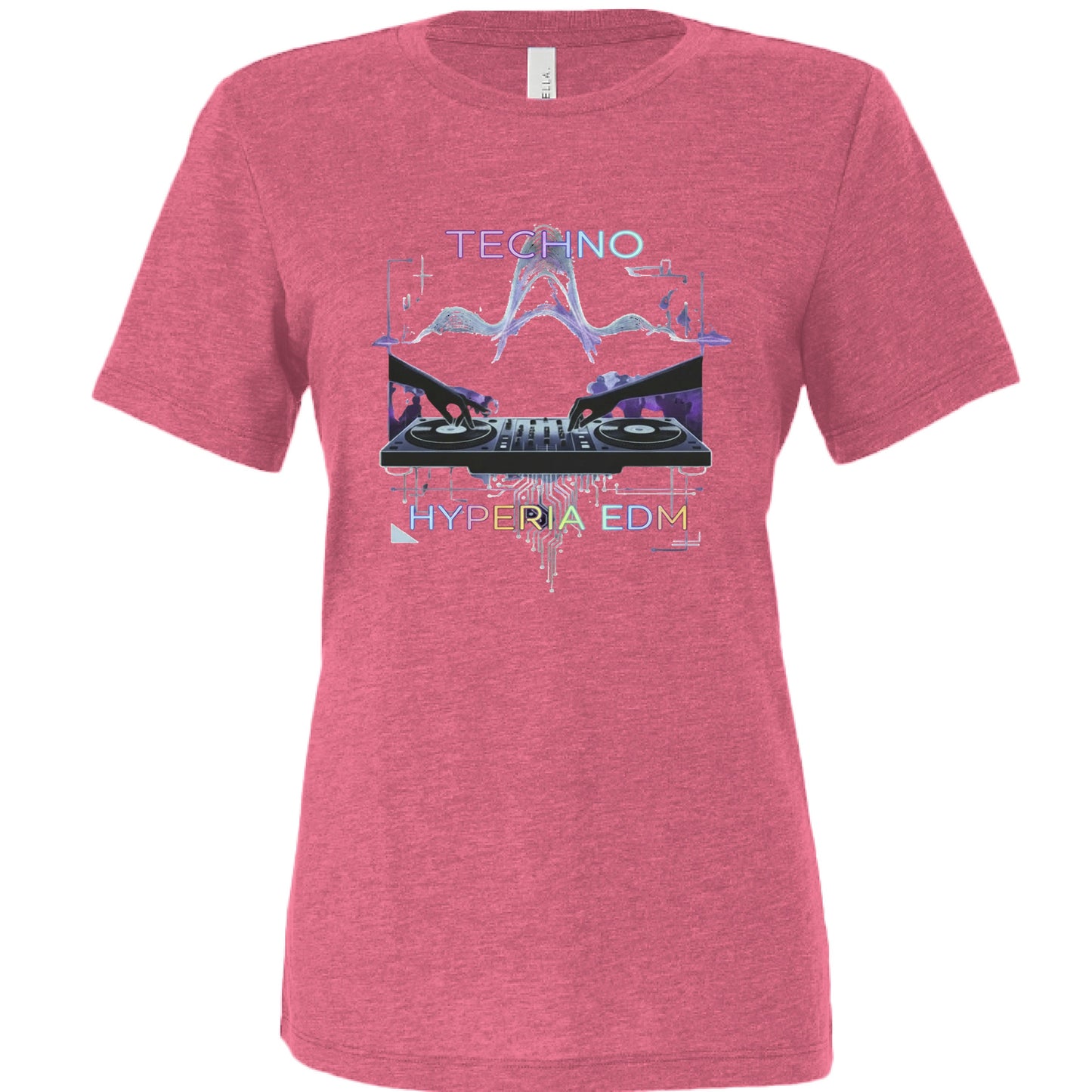 Char Pink Tri Blend - FRONT