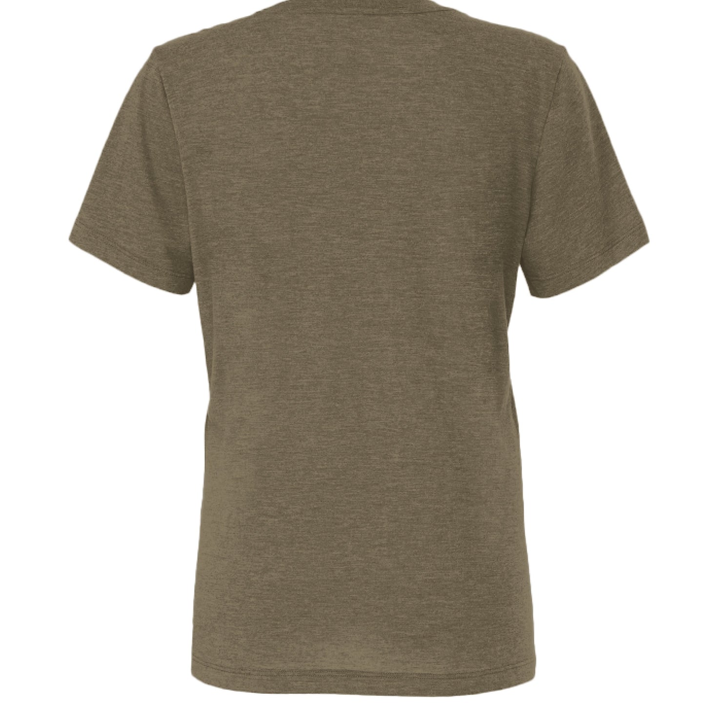 OLIVE Tri Blend - BACK