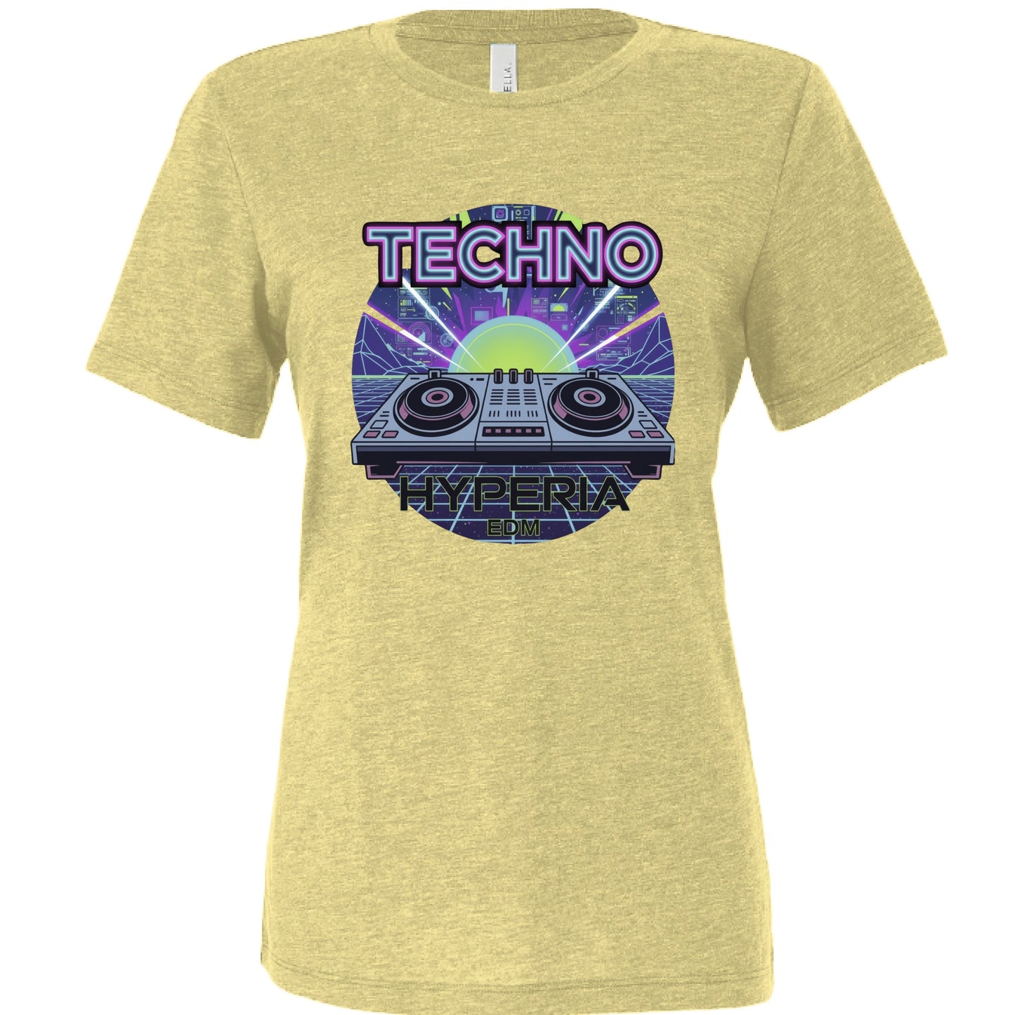 Pale Yellow Tri Blend - FRONT