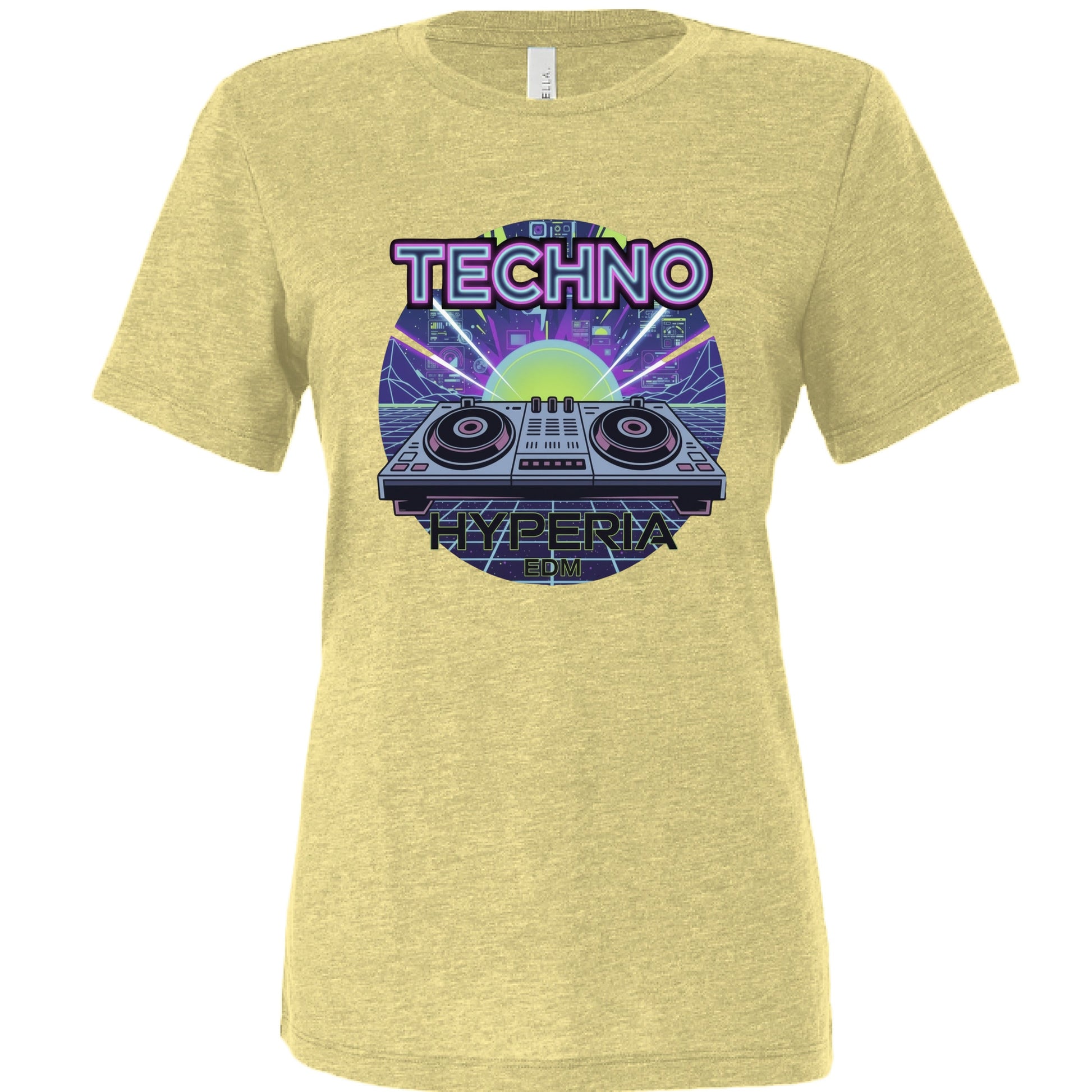 Pale Yellow Tri Blend - FRONT
