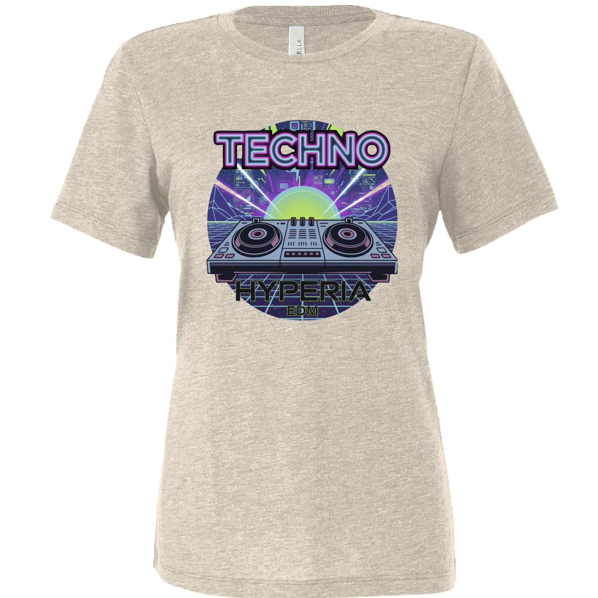 Solid Natural Tri Blend - FRONT