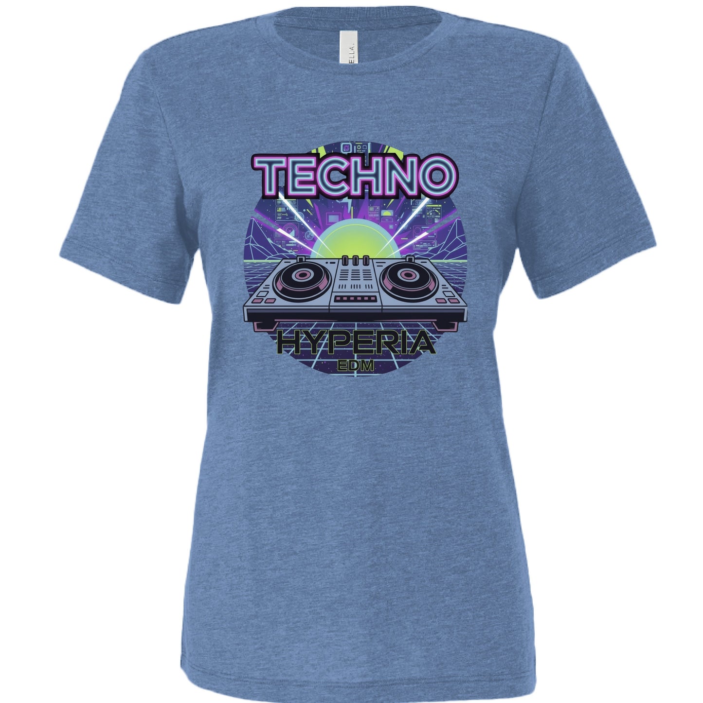 Blue Tri Blend - FRONT