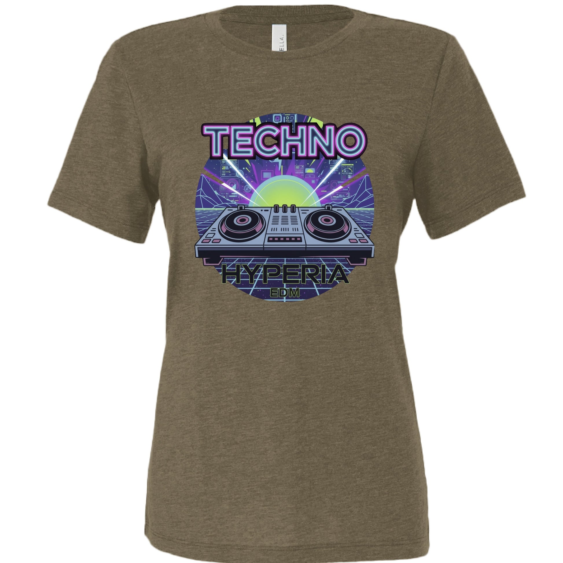 OLIVE Tri Blend - FRONT
