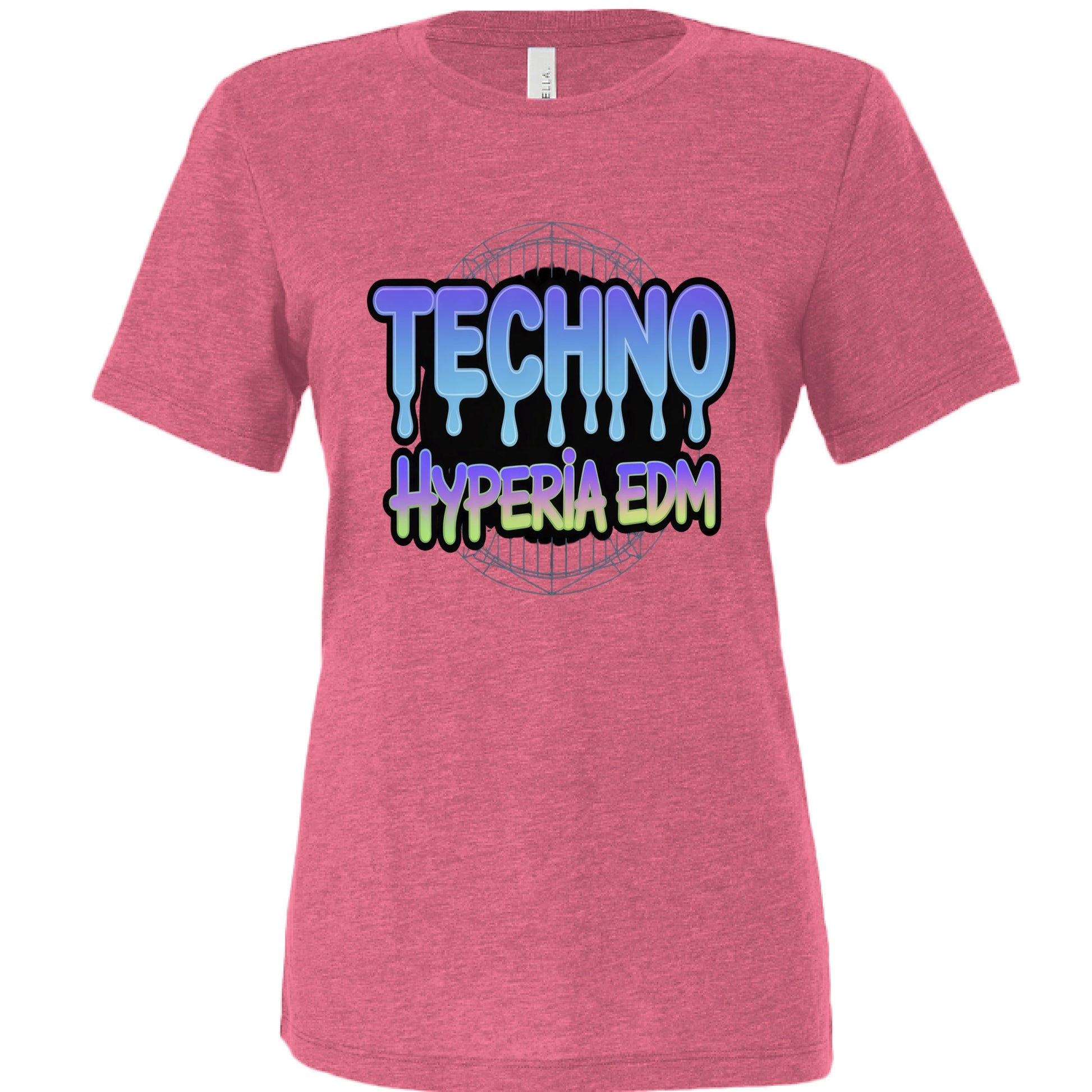 Char Pink Tri Blend - FRONT
