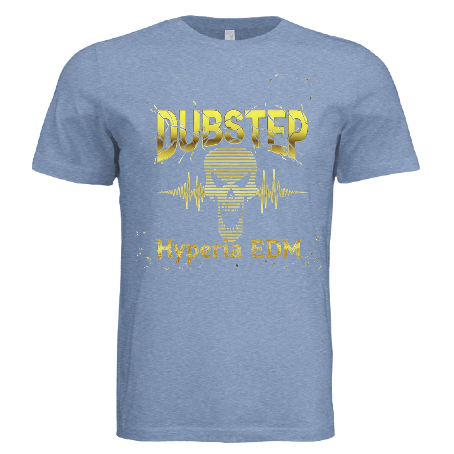 Solid Blue Tri Blend - FRONT