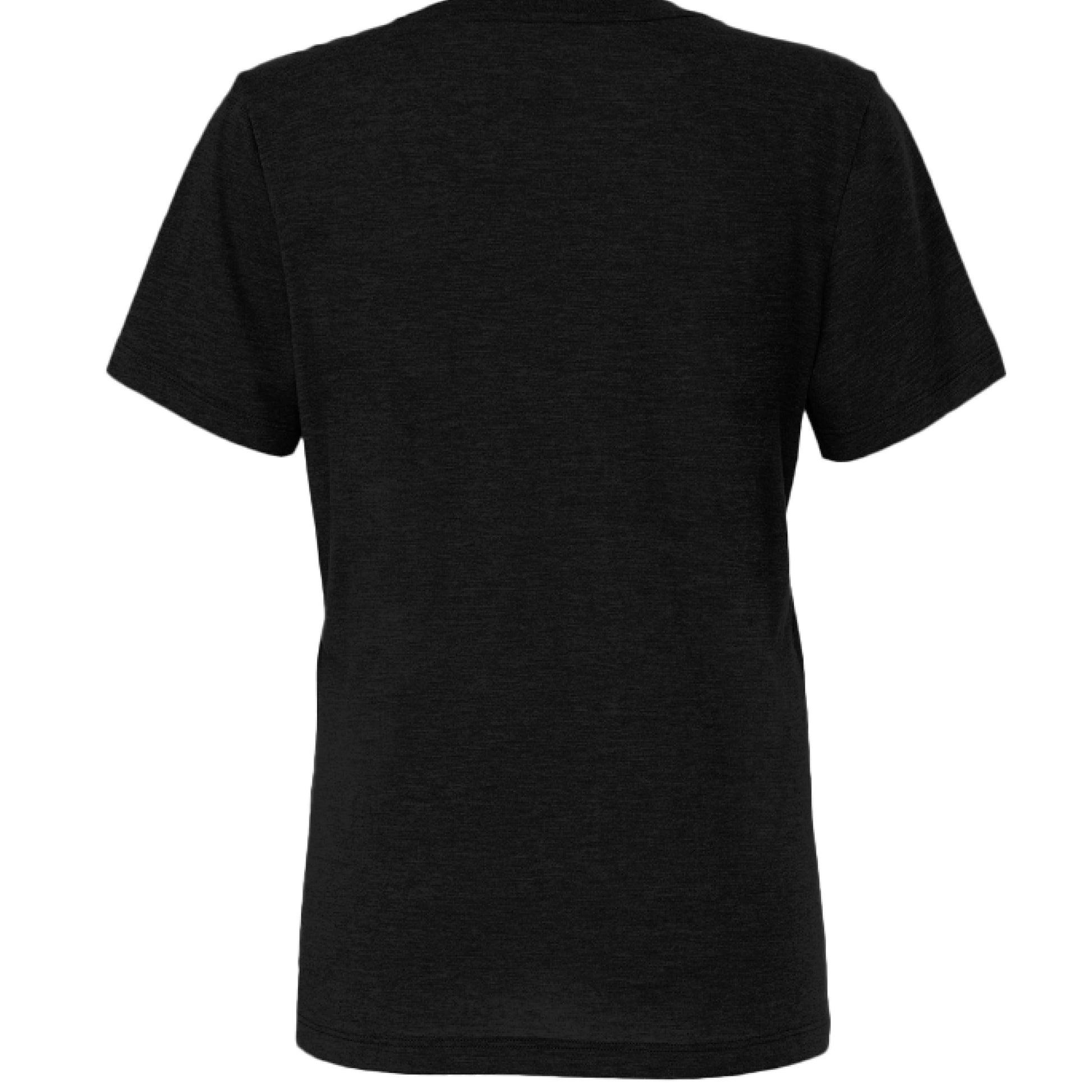 SOLID BLK Tri Blend - BACK