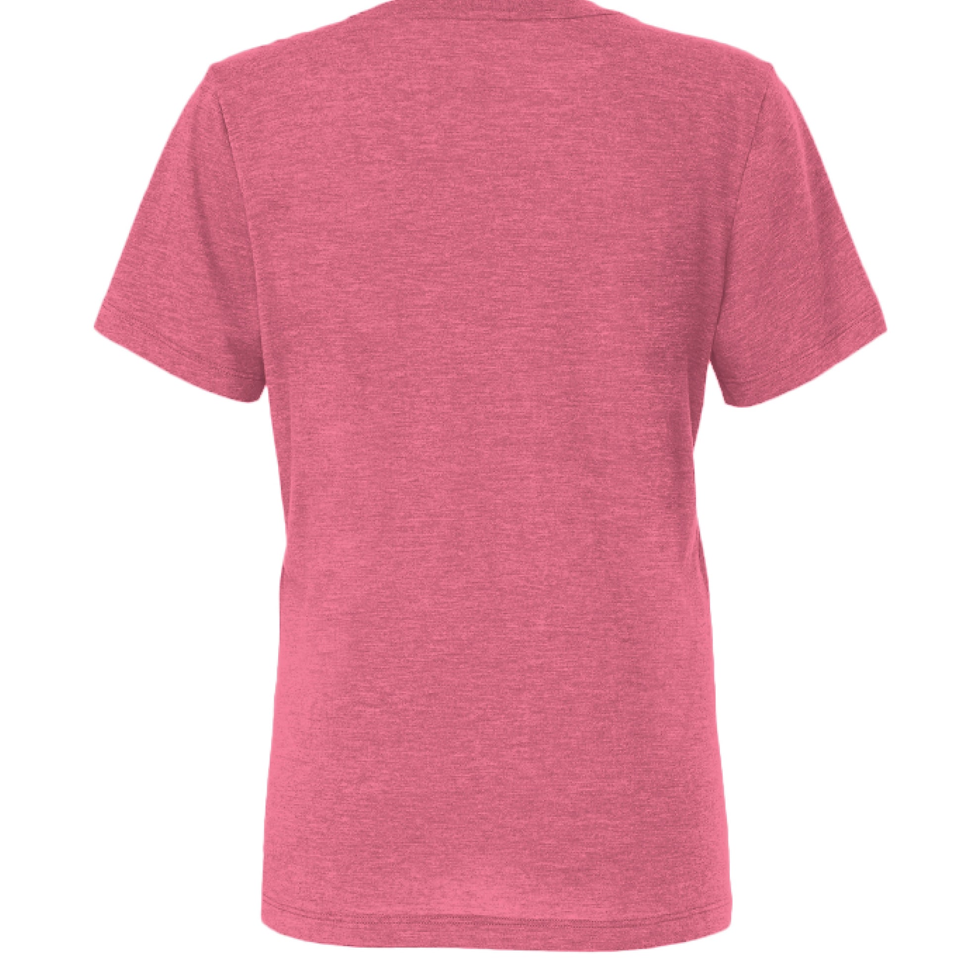 Char Pink Tri Blend - BACK