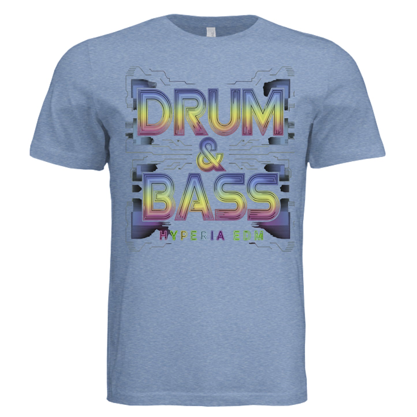 Solid Blue Tri Blend - FRONT