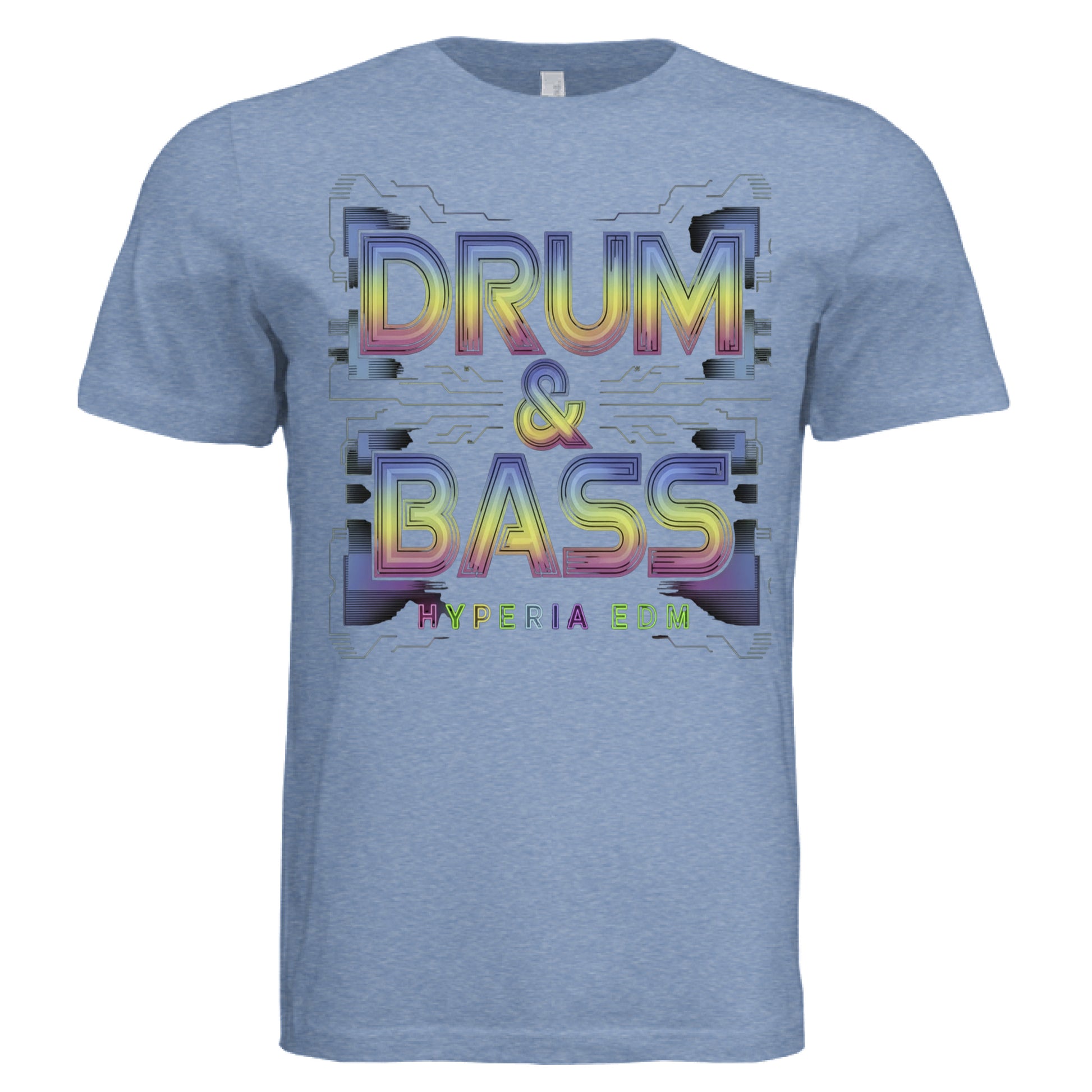 Solid Blue Tri Blend - FRONT