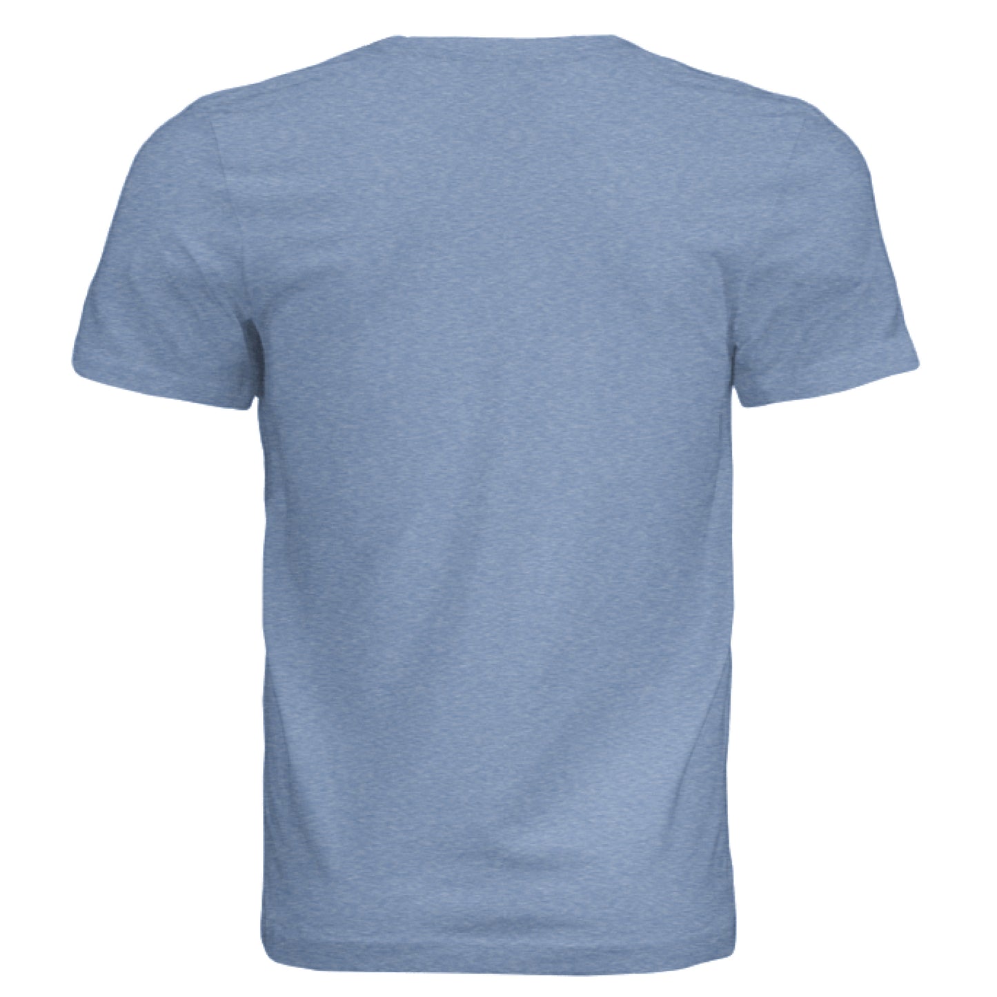 Solid Blue Tri Blend - BACK
